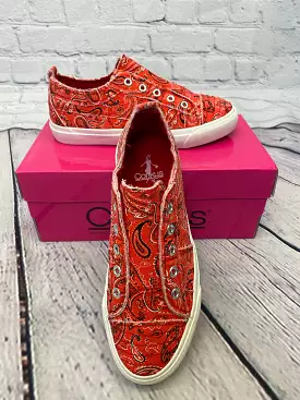 Corkys Babalu Red Bandana Shoe