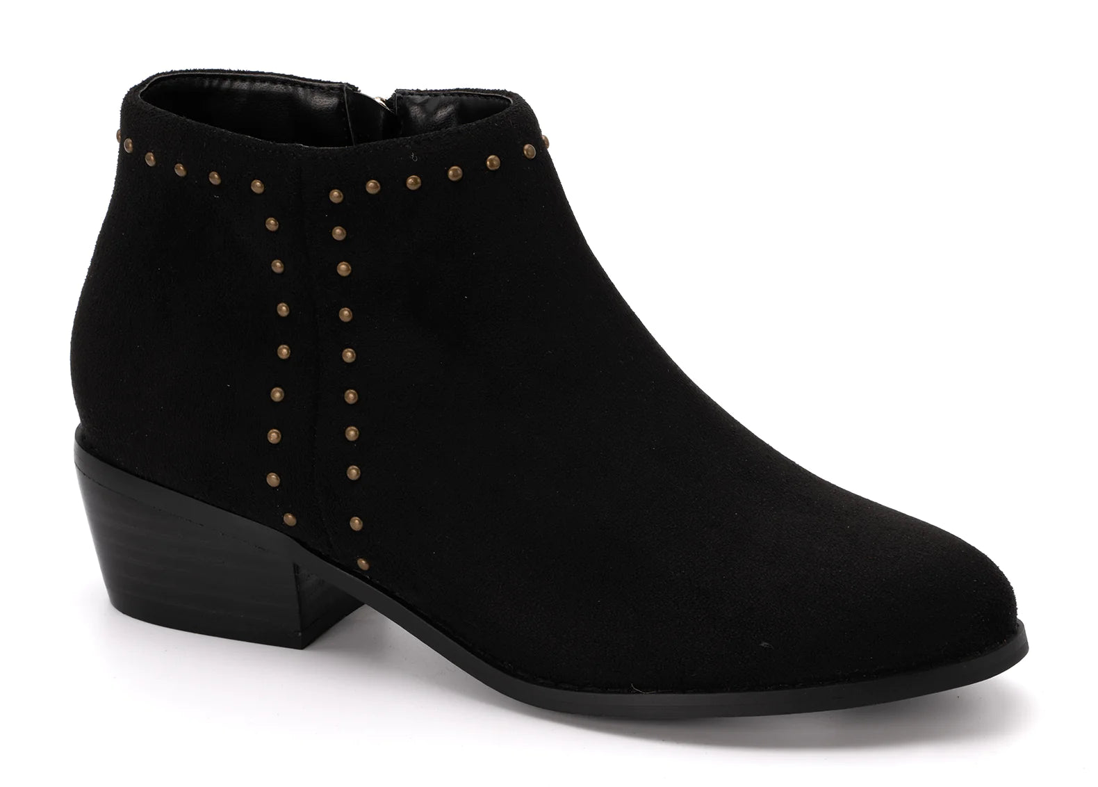 Corkys Black Suede Casanova Booties