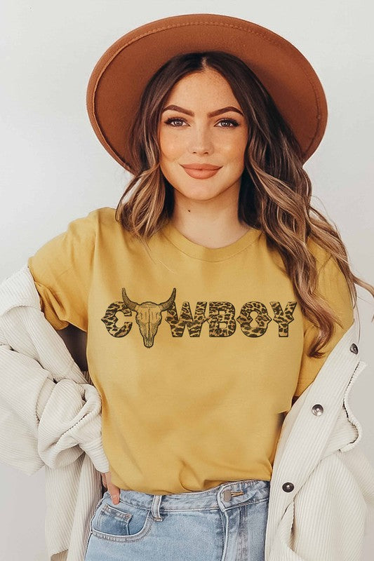 Cowboy Leopard Shirt Plus Size