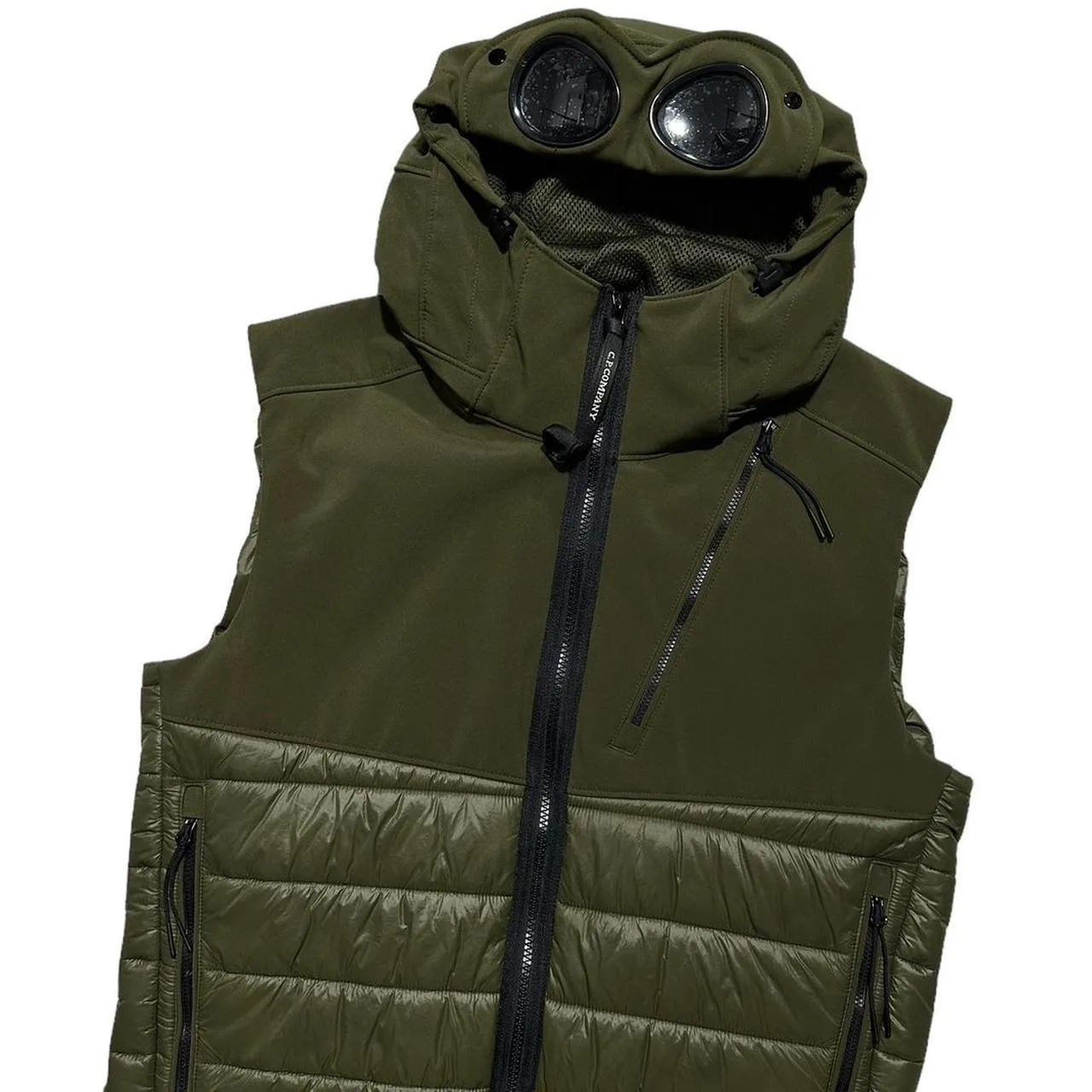 CP Company Down Soft Shell Goggle Gilet Online Store