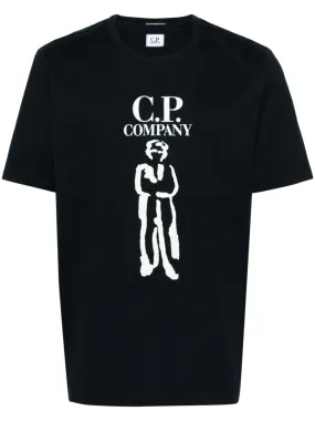 CP Company Black British Sailor T-shirt