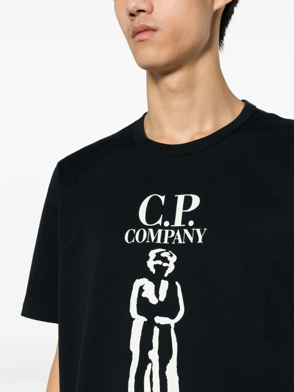 CP Company Black British Sailor T-shirt