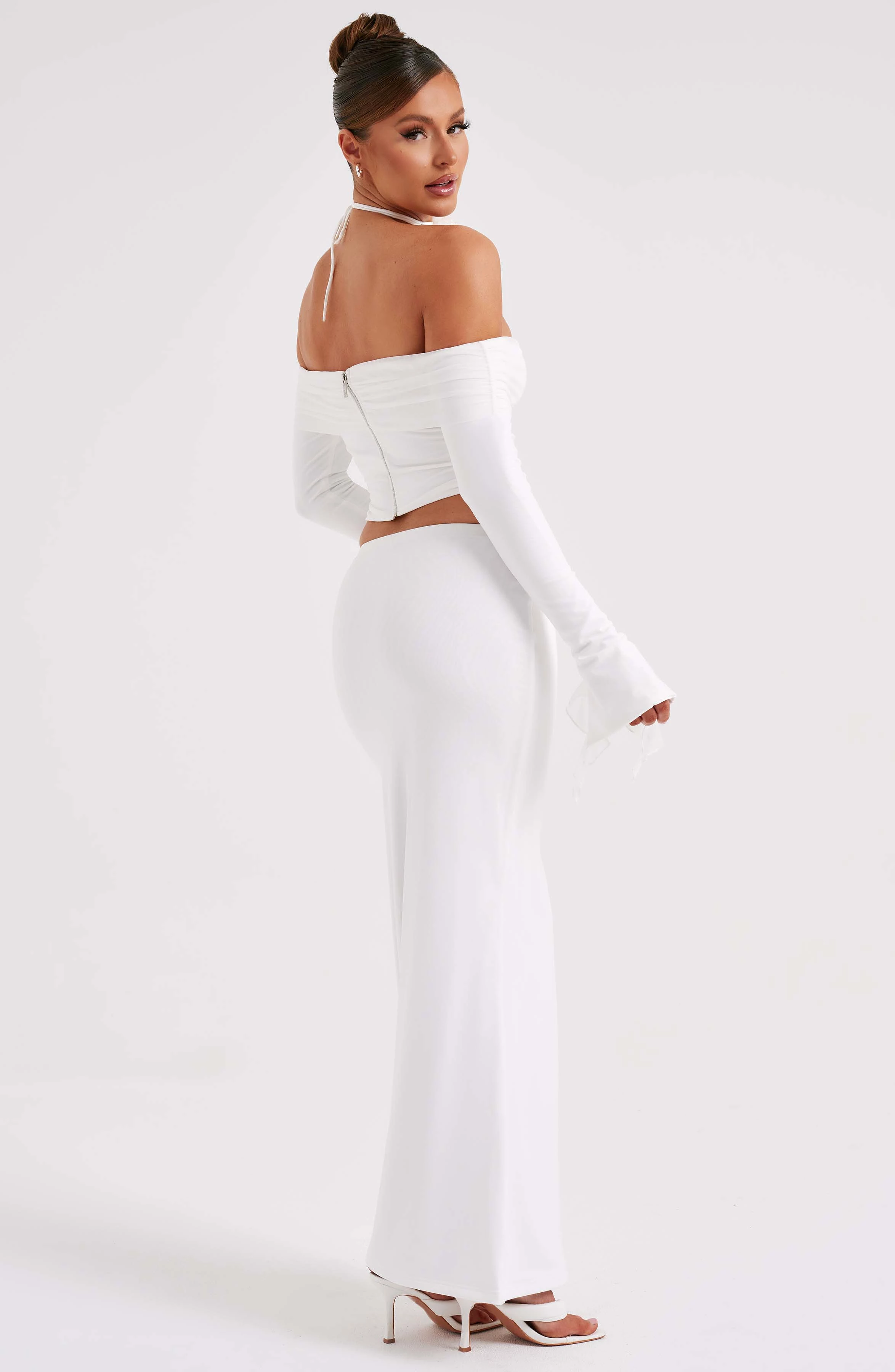 Deema Maxi Skirt - Ivory