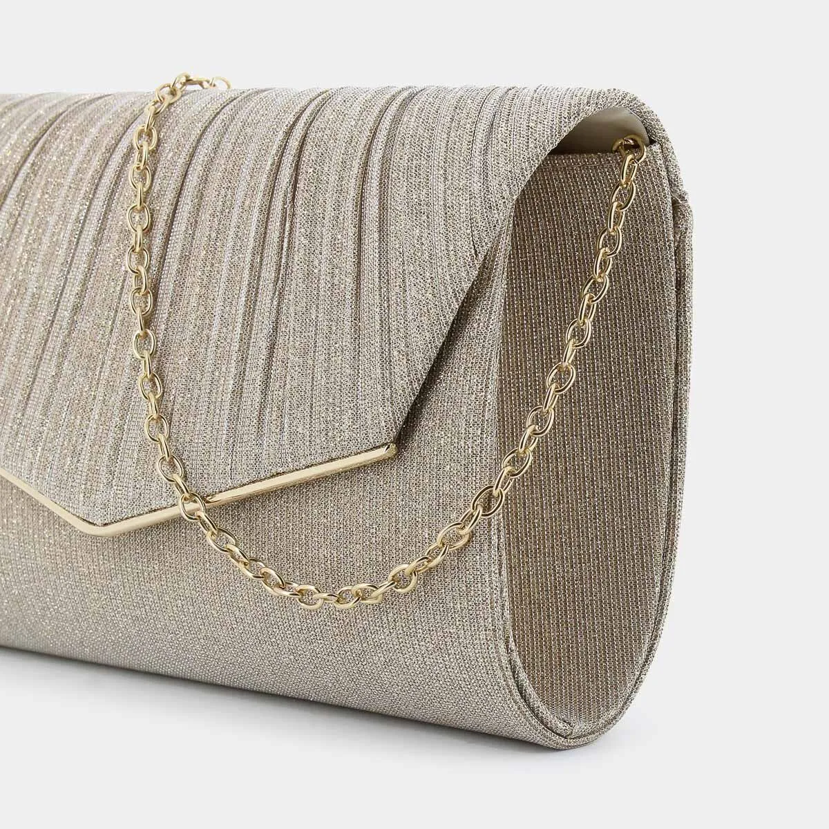 Elegant Gold Clutch Bag