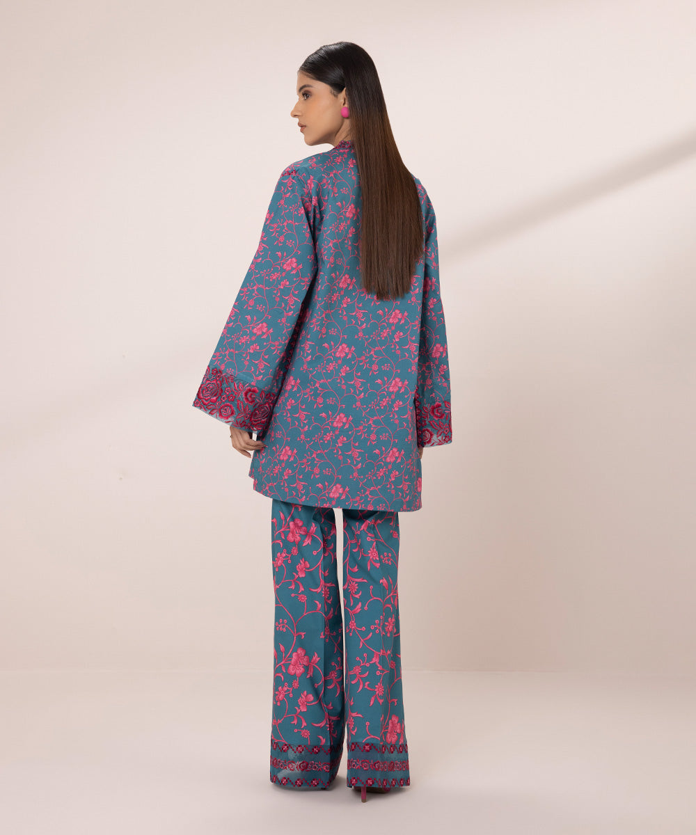 Embroidered Lawn Suit - 2 Piece