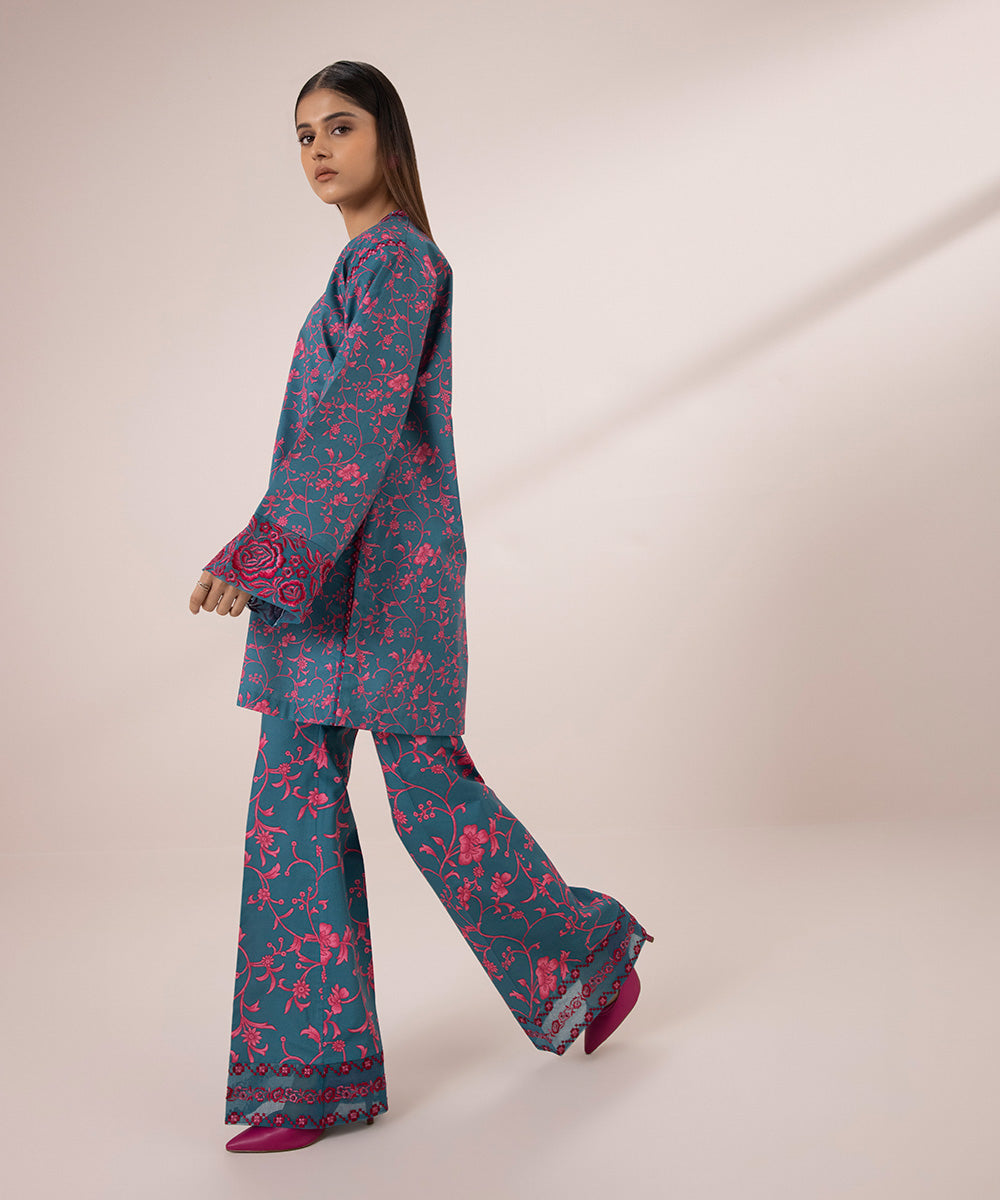 Embroidered Lawn Suit - 2 Piece