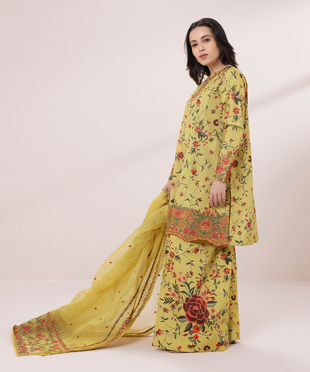 Embroidered Lawn Suit 3 Piece - Search Engine Optimized Result