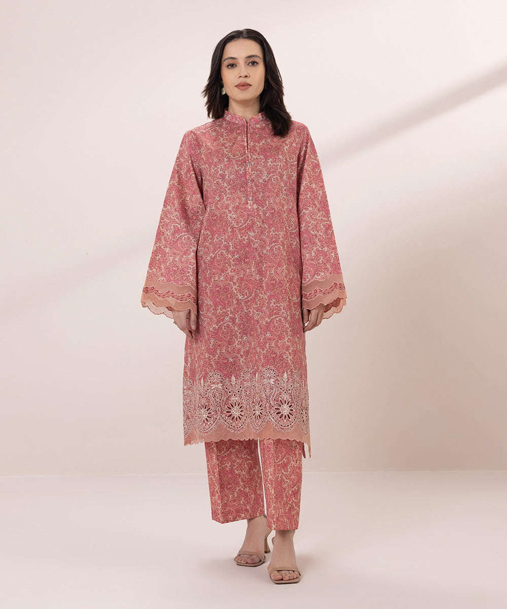 Embroidered Lawn Suit - Two Piece