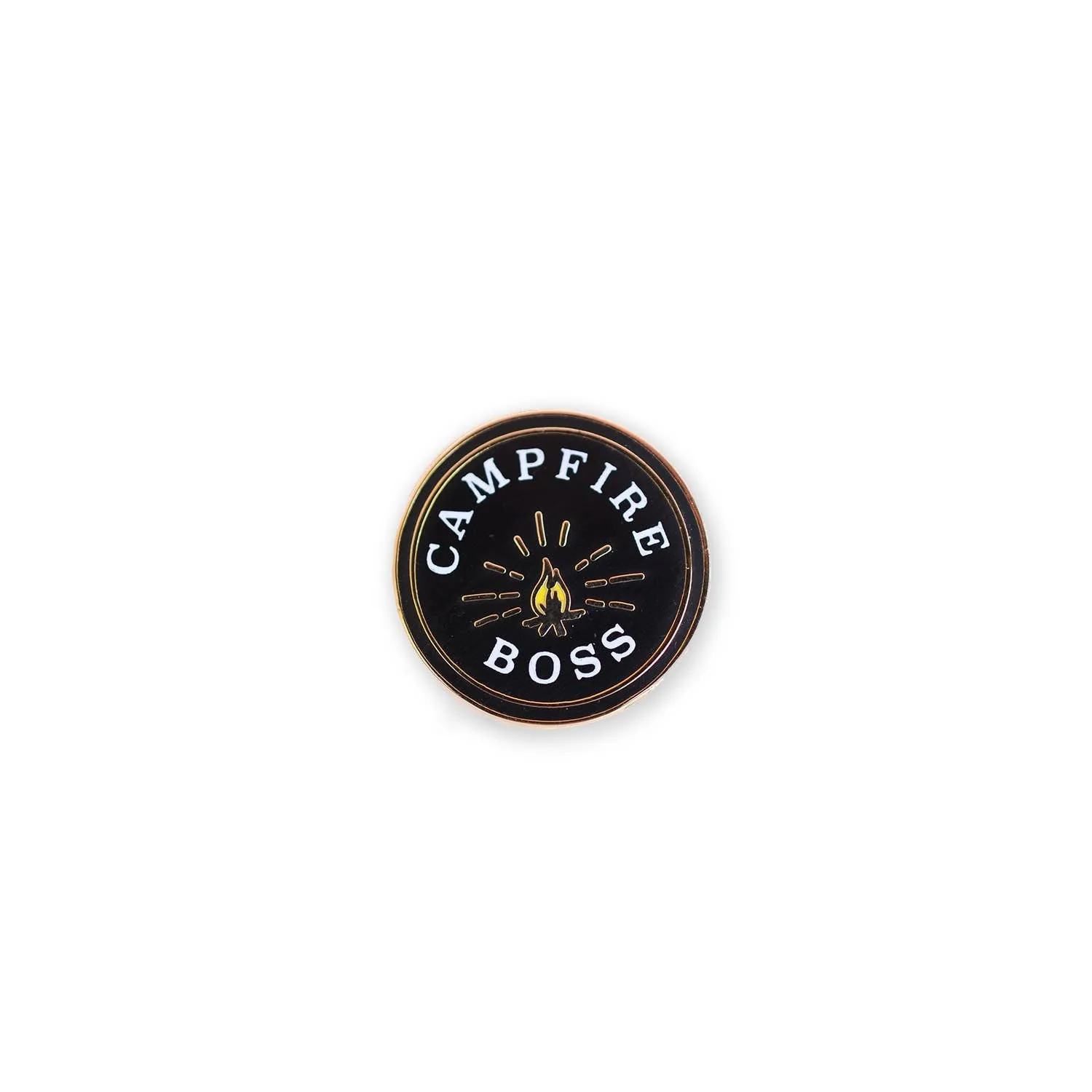 Enamel Pin - Campfire Boss