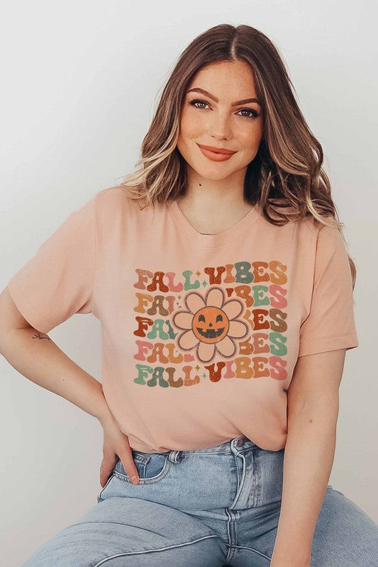 FALL THEMED FLORAL PLUS SIZE T-SHIRT