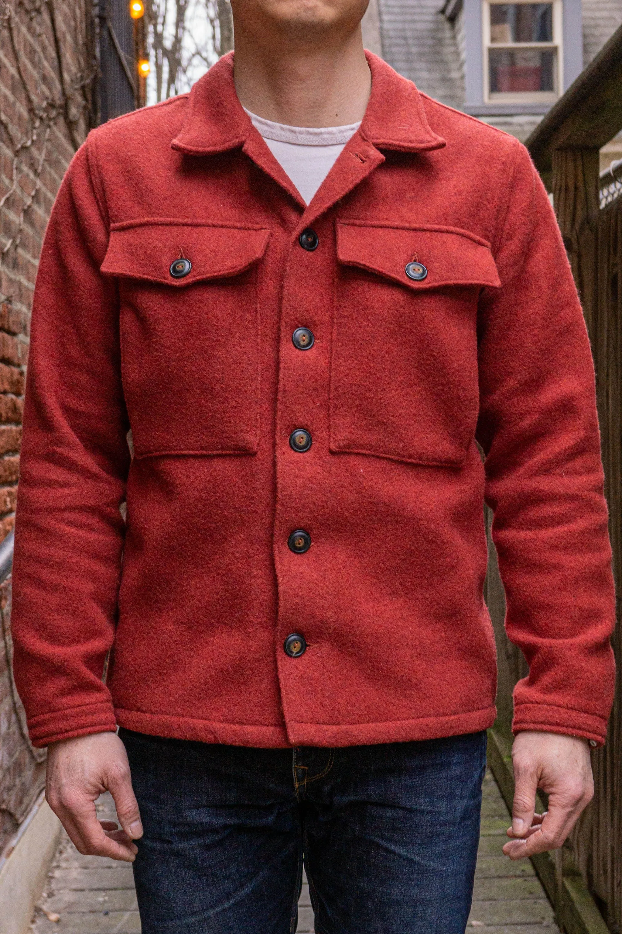 Freenote Cloth Midway Red Wool