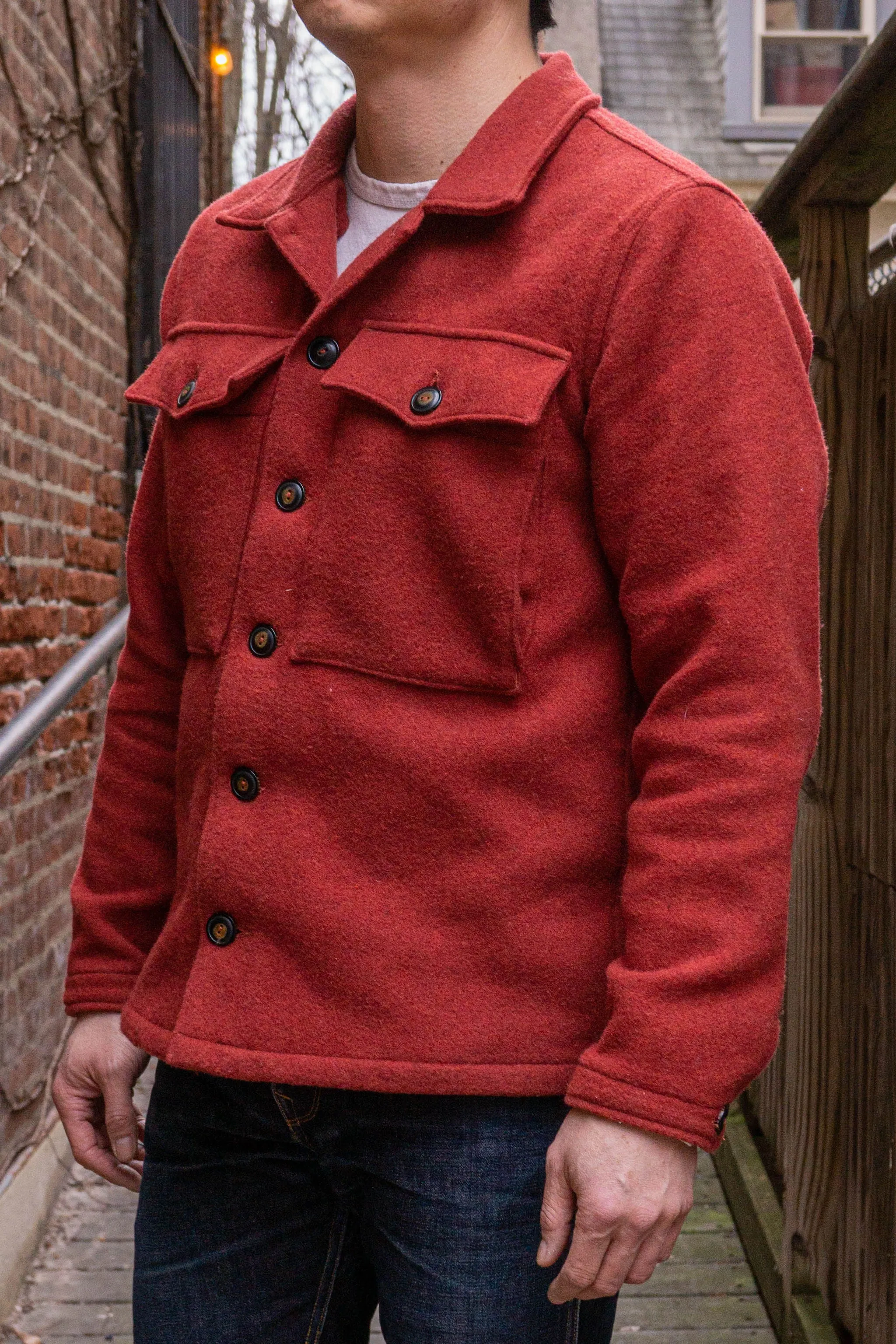 Freenote Cloth Midway Red Wool