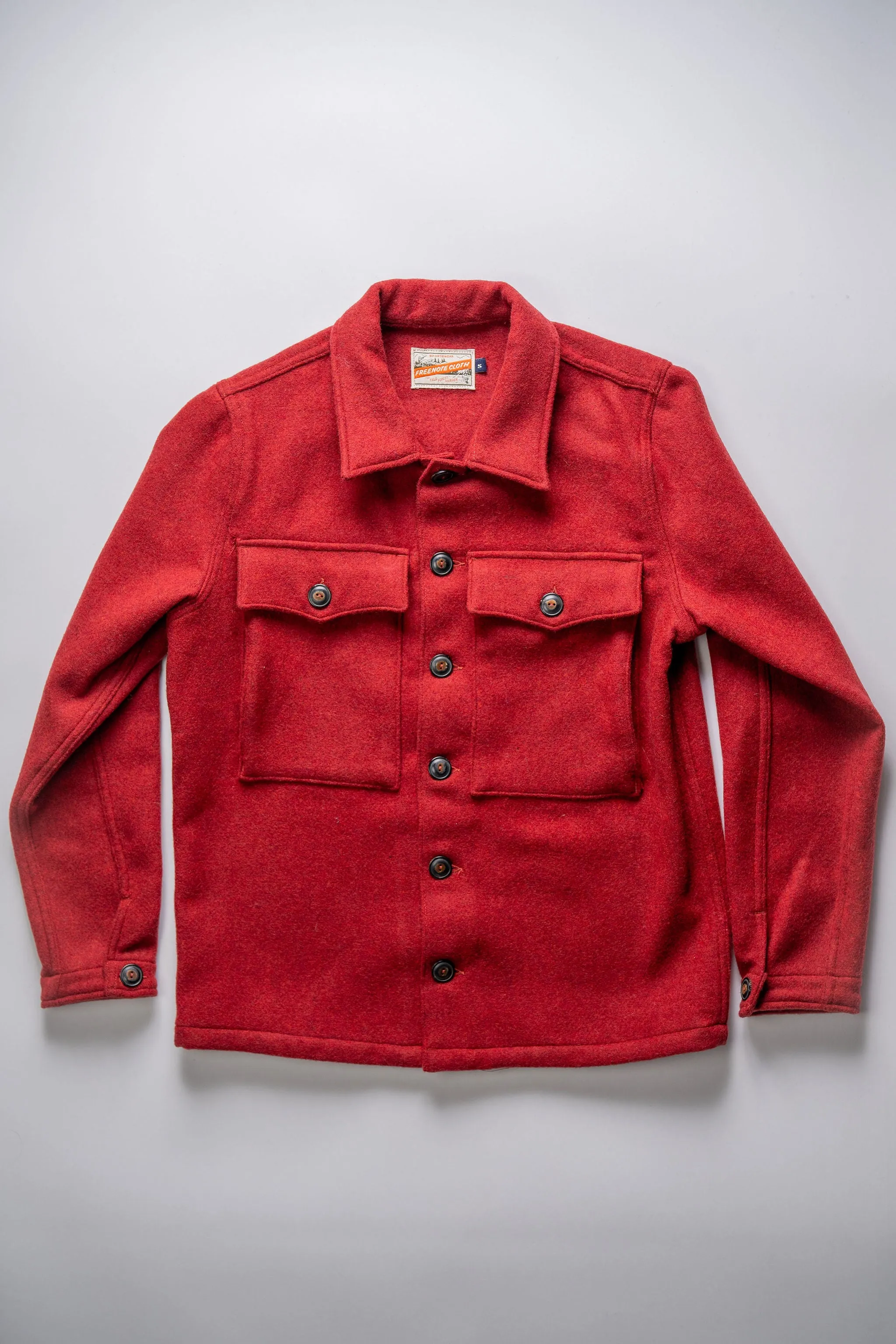 Freenote Cloth Midway Red Wool