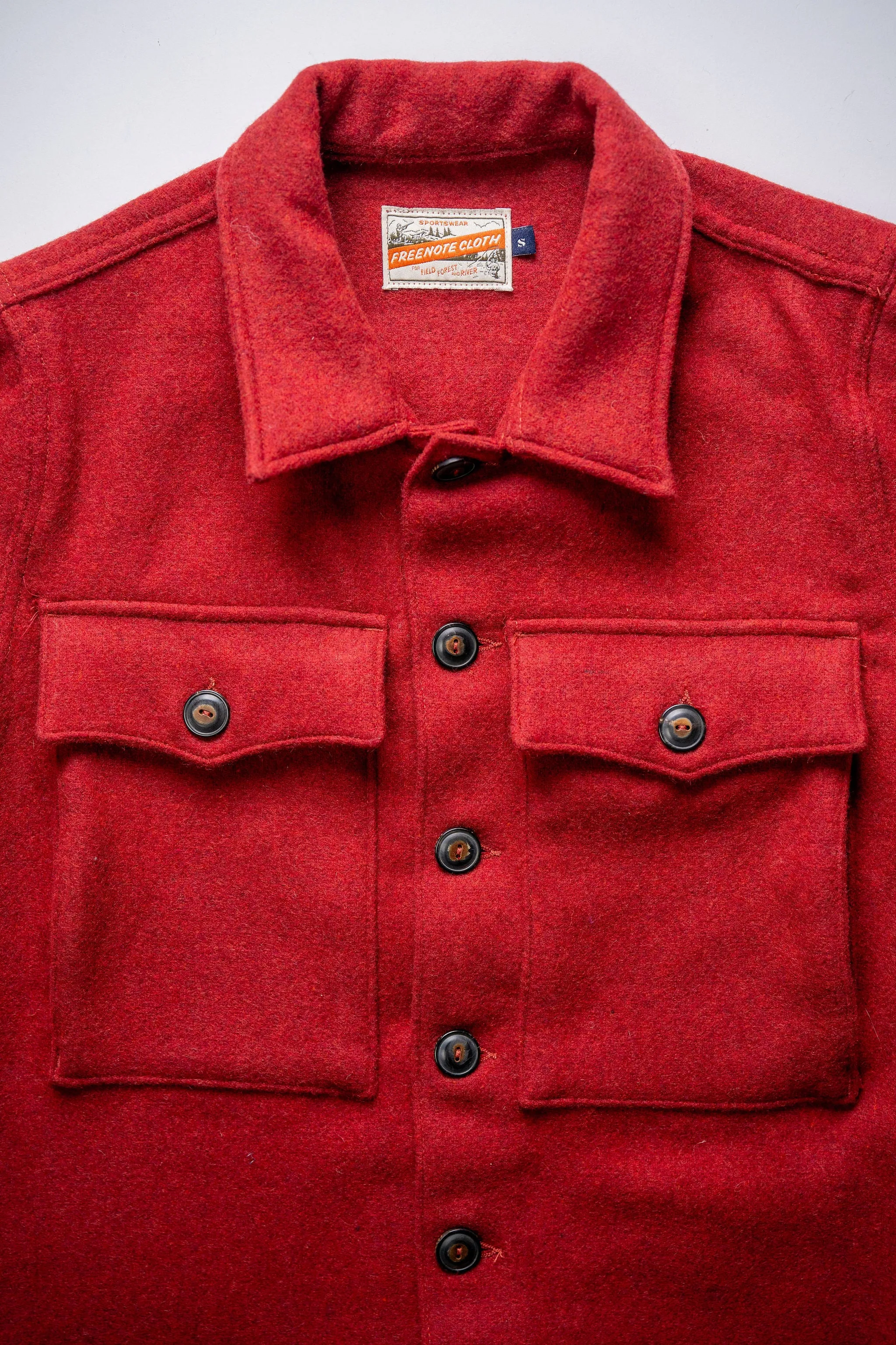 Freenote Cloth Midway Red Wool