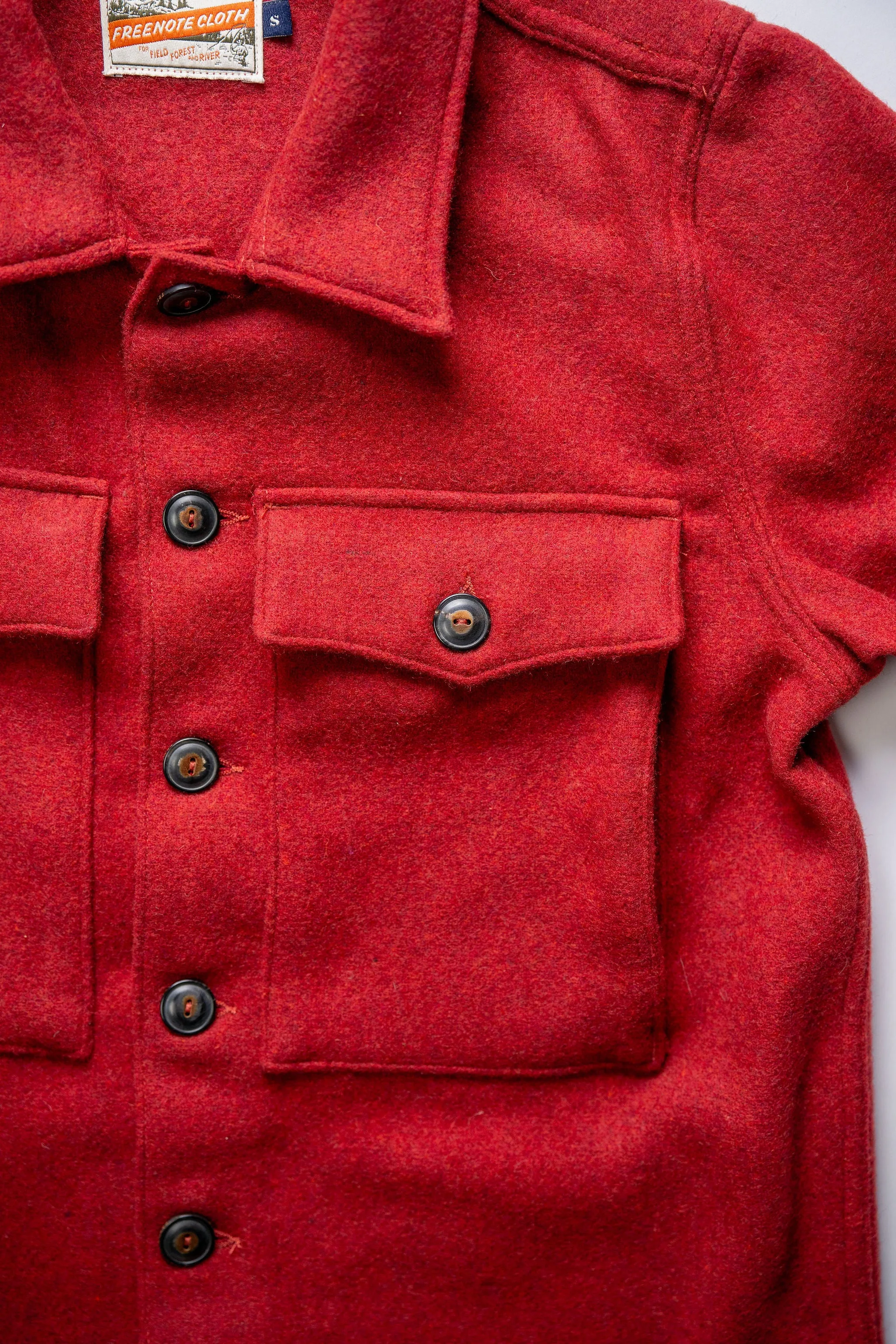 Freenote Cloth Midway Red Wool