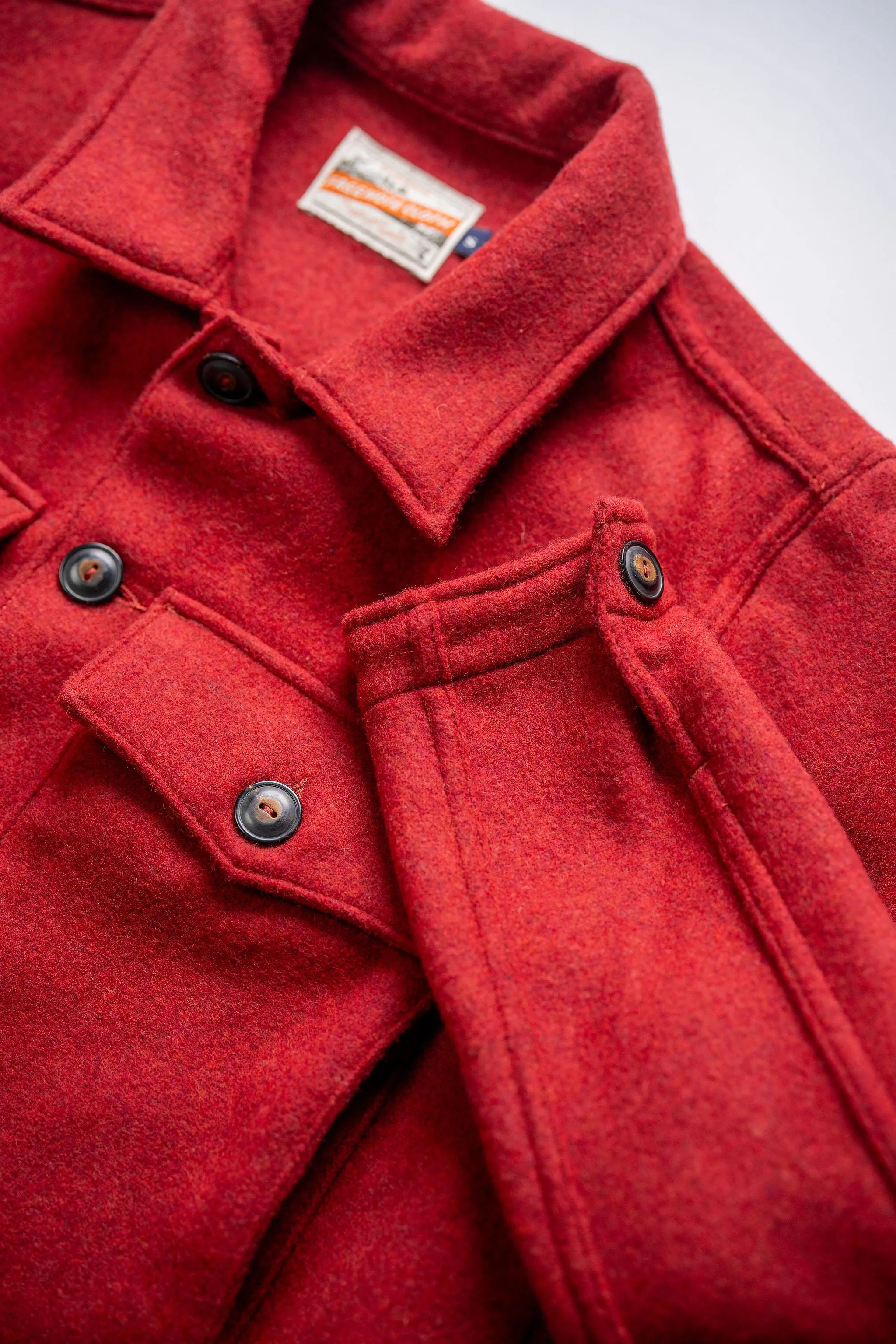 Freenote Cloth Midway Red Wool