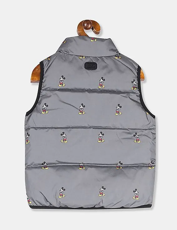 GAP Boys Red Disney Print Gilet Jacket