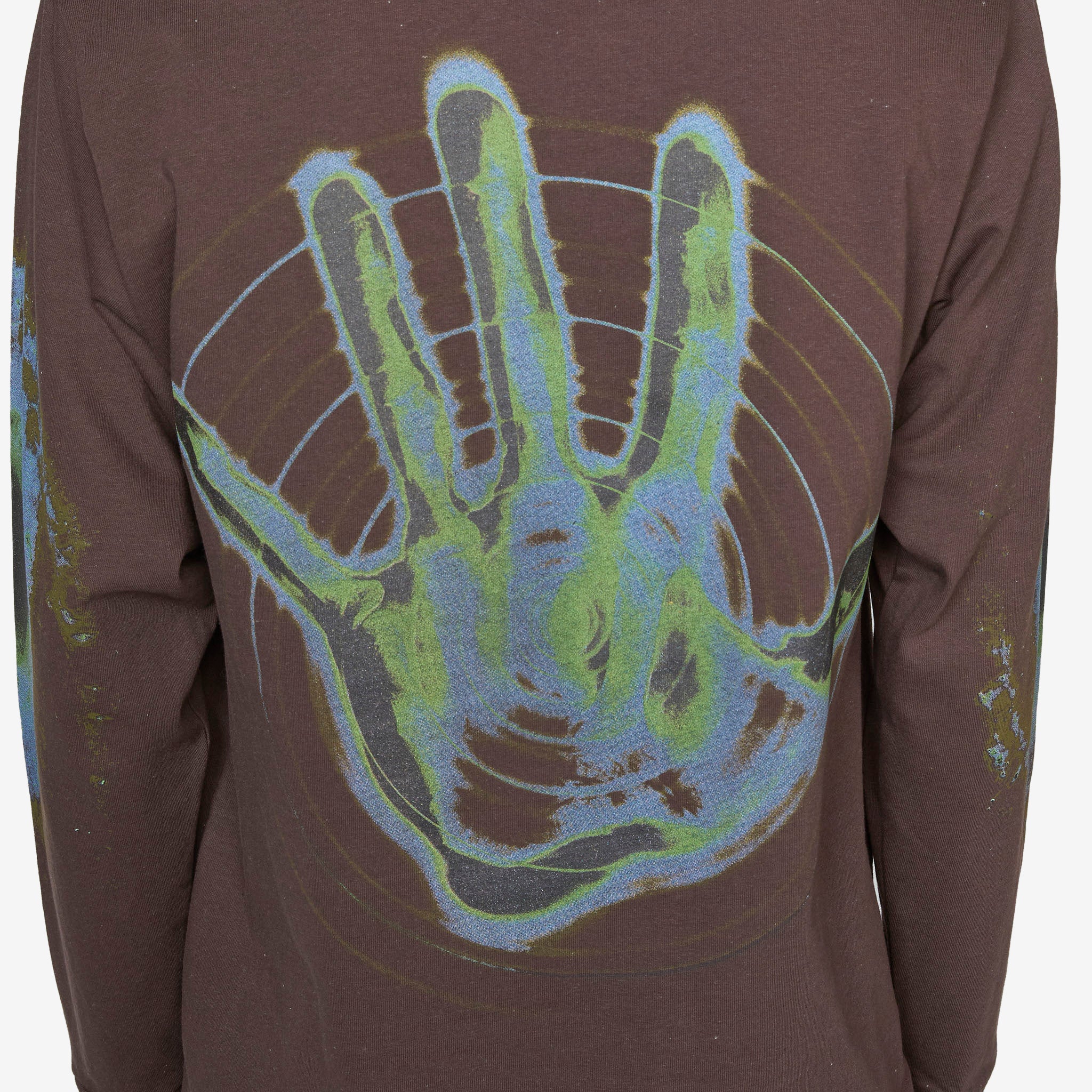 Gentle Longsleeve T-Shirt in Chocolate Brown