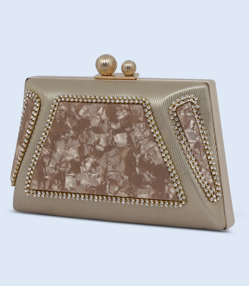 Golden Women Snazzy Clutch - WB2503.