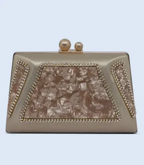 Golden Women Snazzy Clutch - WB2503.