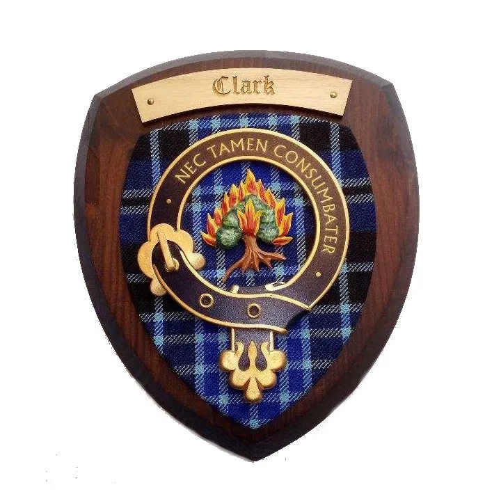 Handcrafted Clan Crest Wall Plaque | Compact