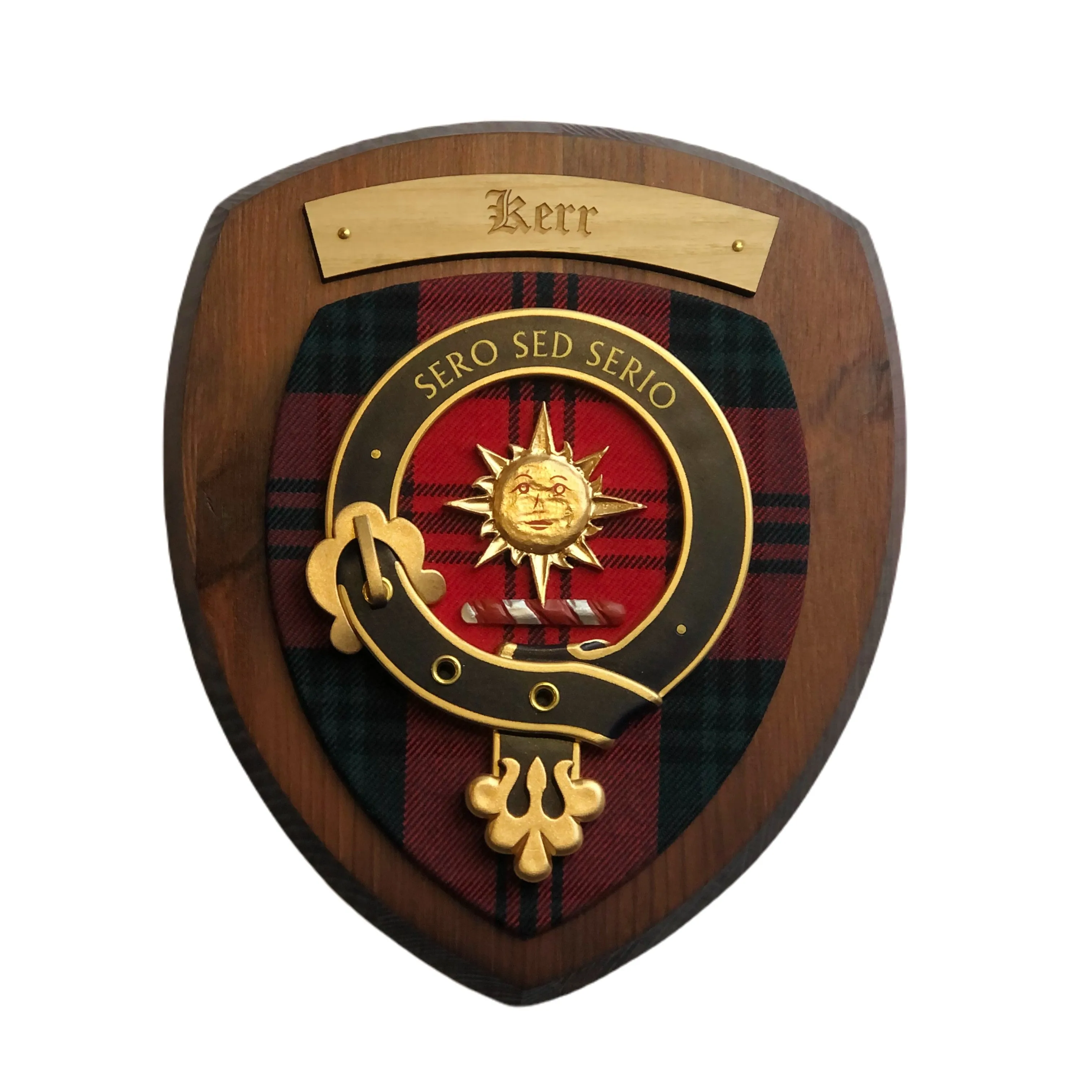 Handcrafted Clan Crest Wall Plaque | Compact