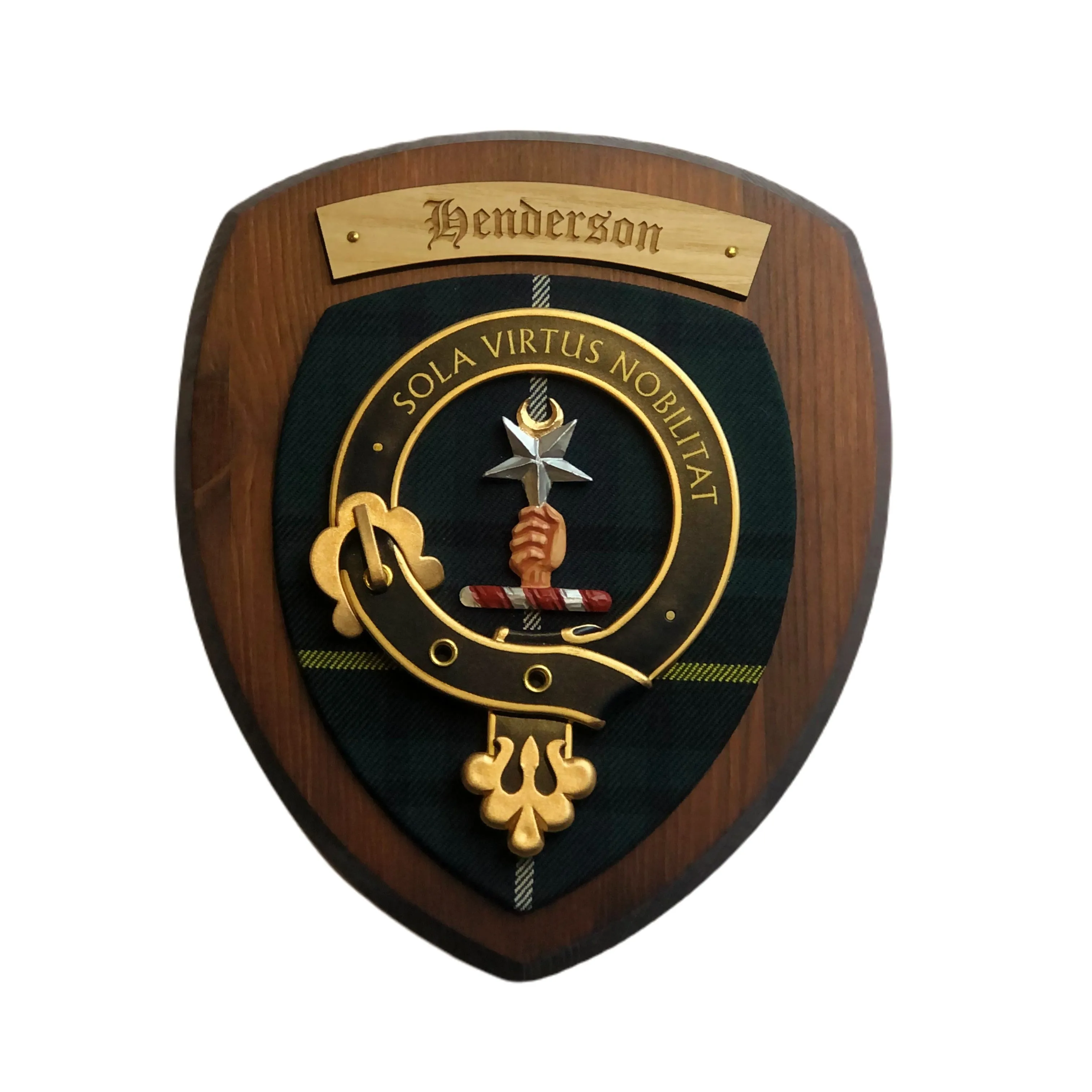 Handcrafted Clan Crest Wall Plaque | Compact