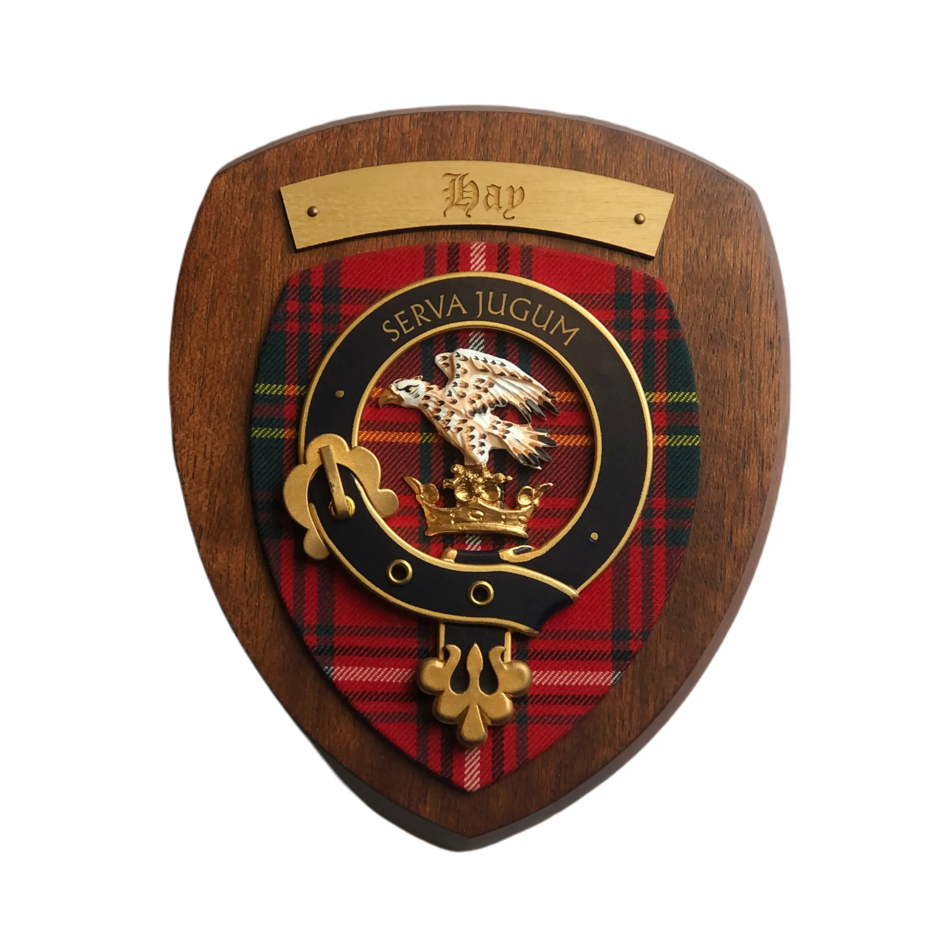 Handcrafted Clan Crest Wall Plaque | Compact