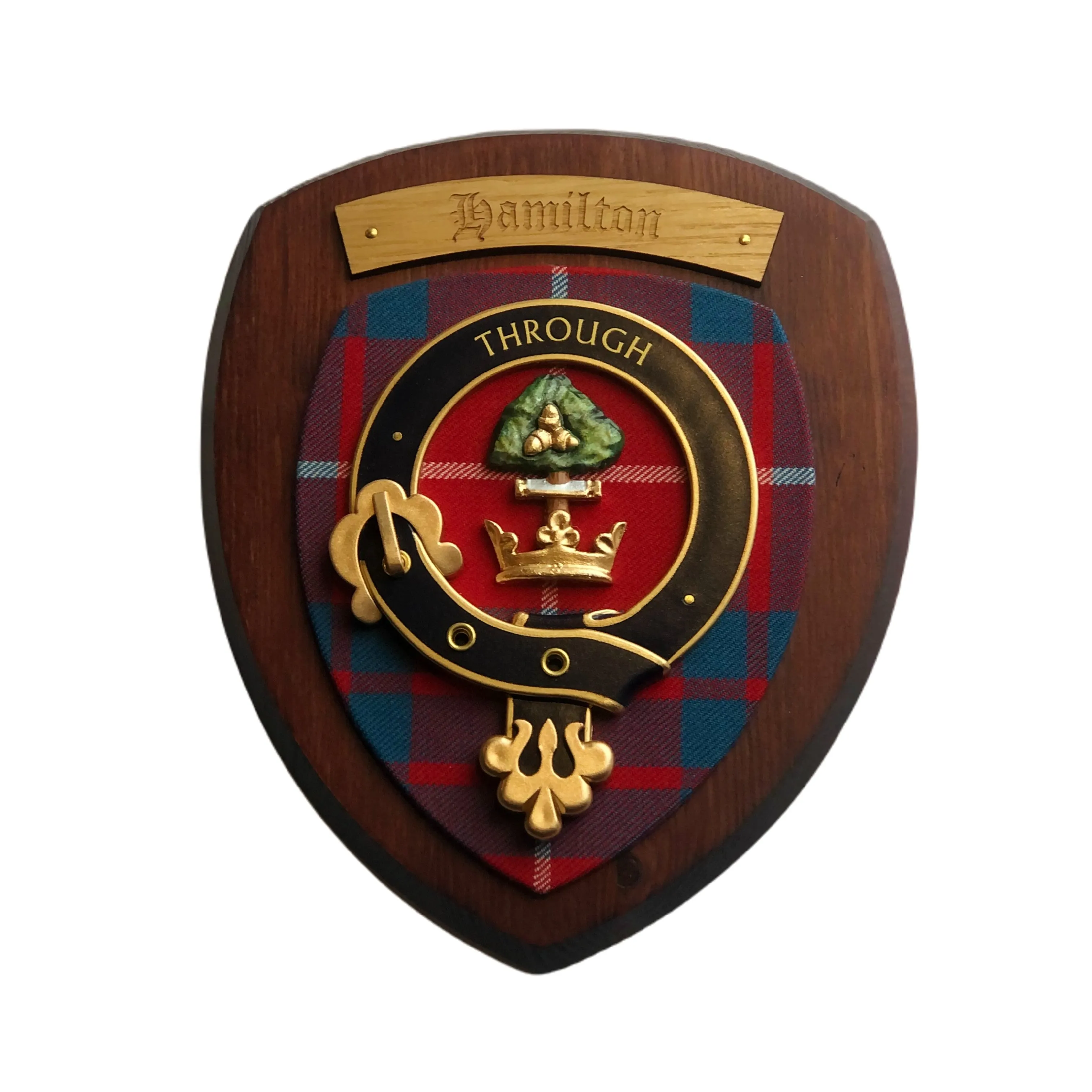 Handcrafted Clan Crest Wall Plaque | Compact