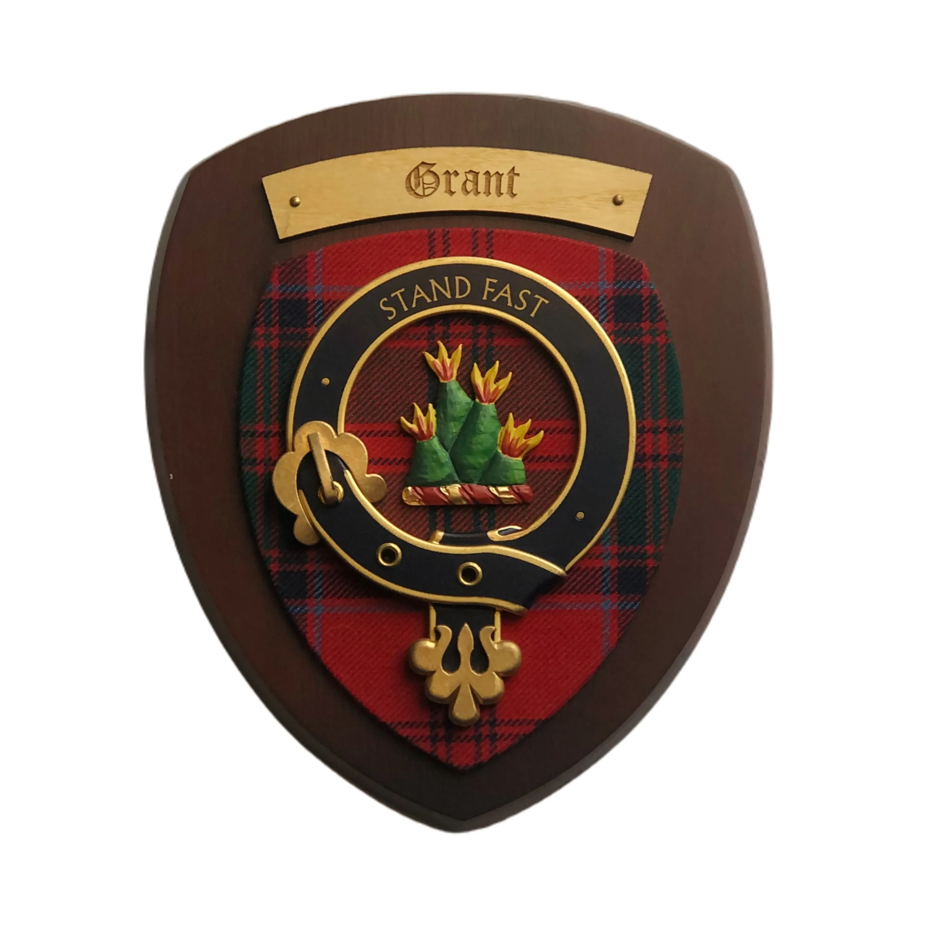 Handcrafted Clan Crest Wall Plaque | Compact