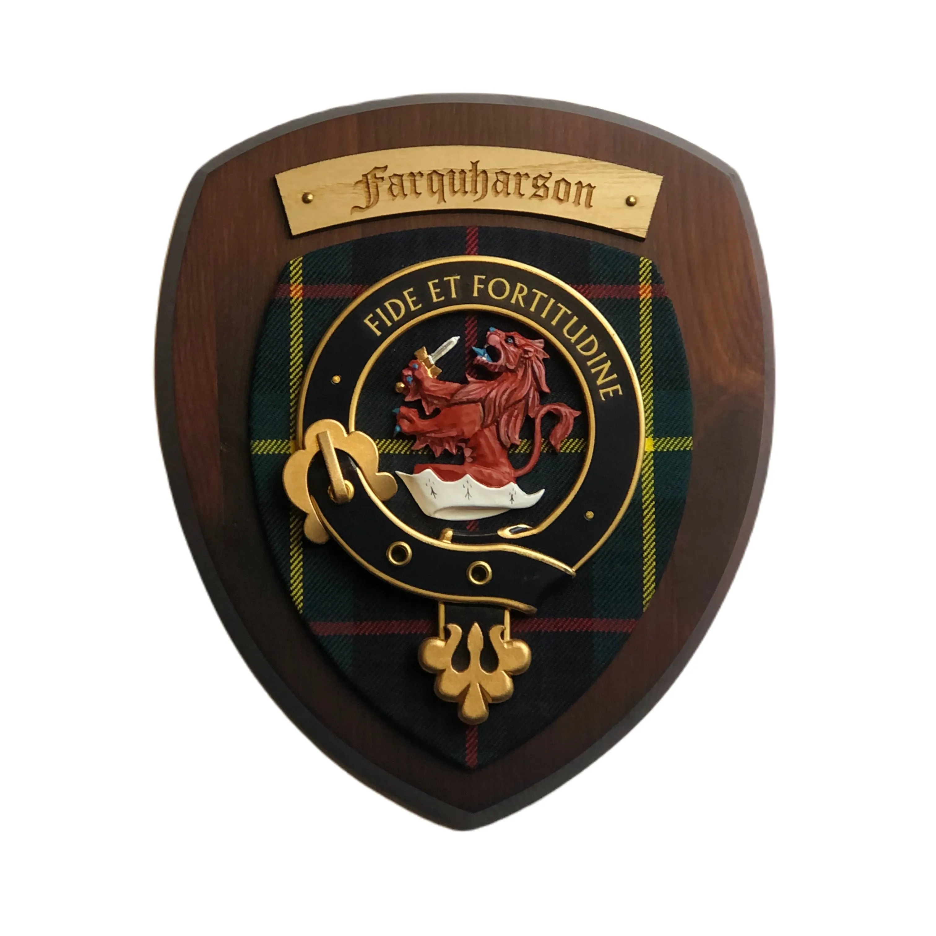 Handcrafted Clan Crest Wall Plaque | Compact