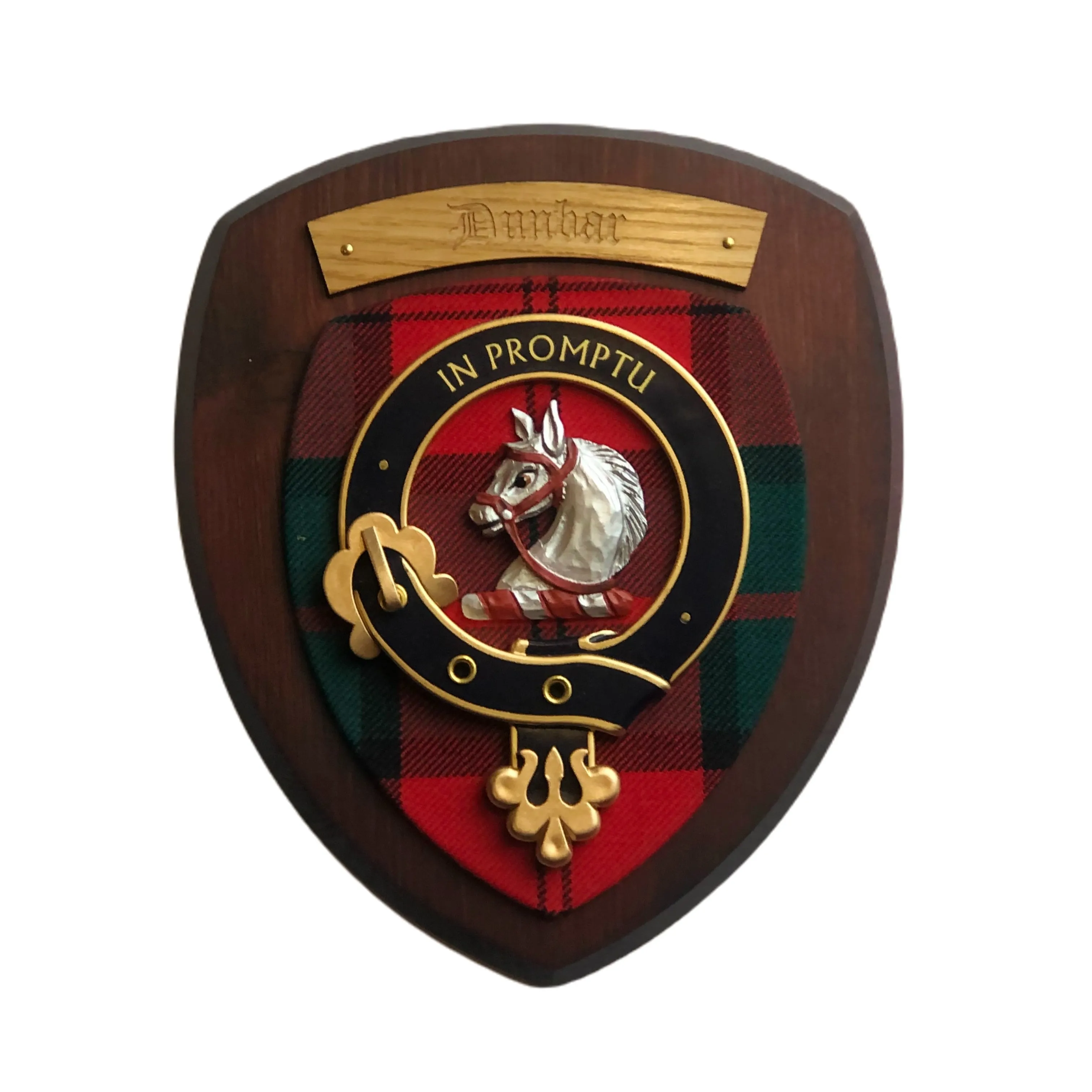 Handcrafted Clan Crest Wall Plaque | Compact