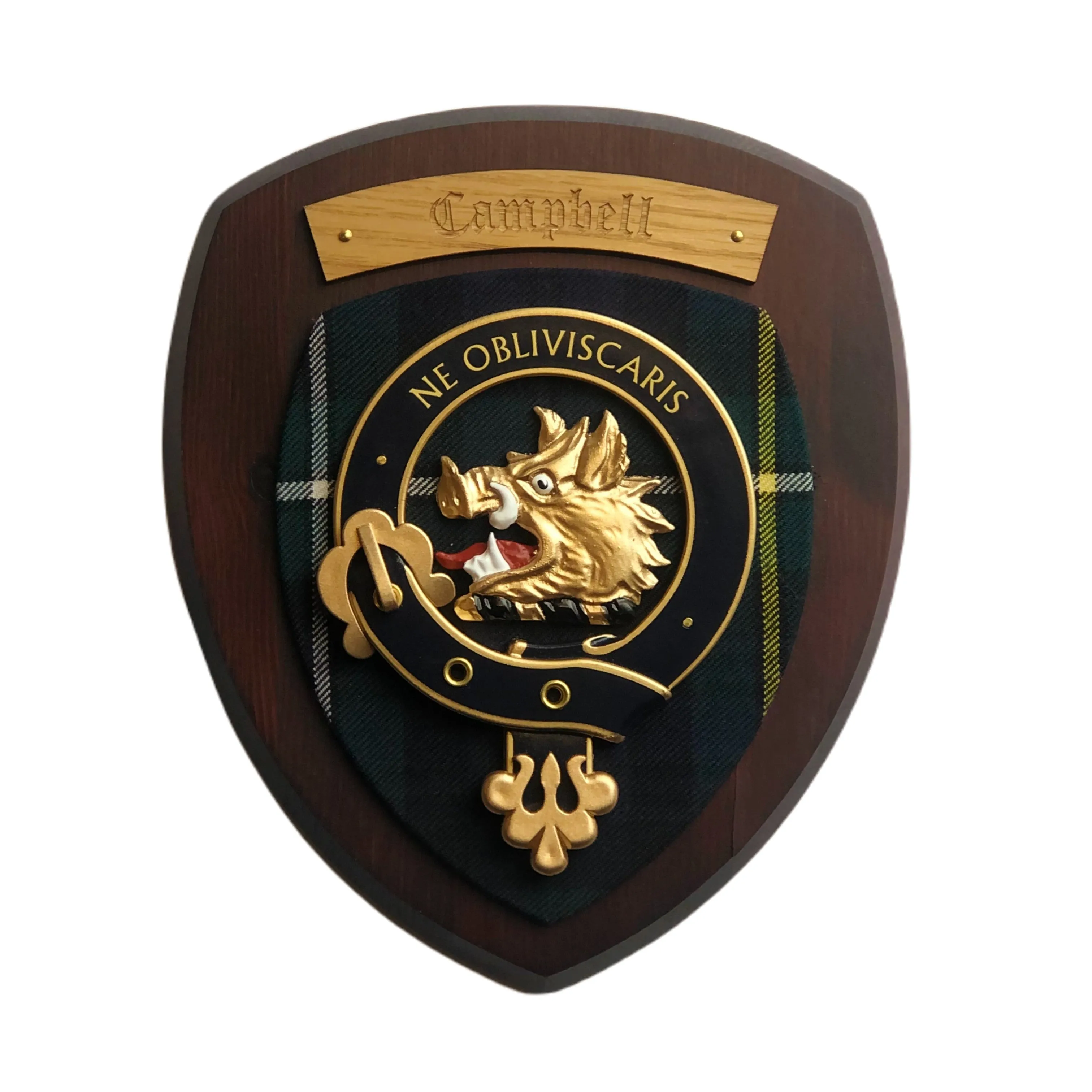 Handcrafted Clan Crest Wall Plaque | Compact