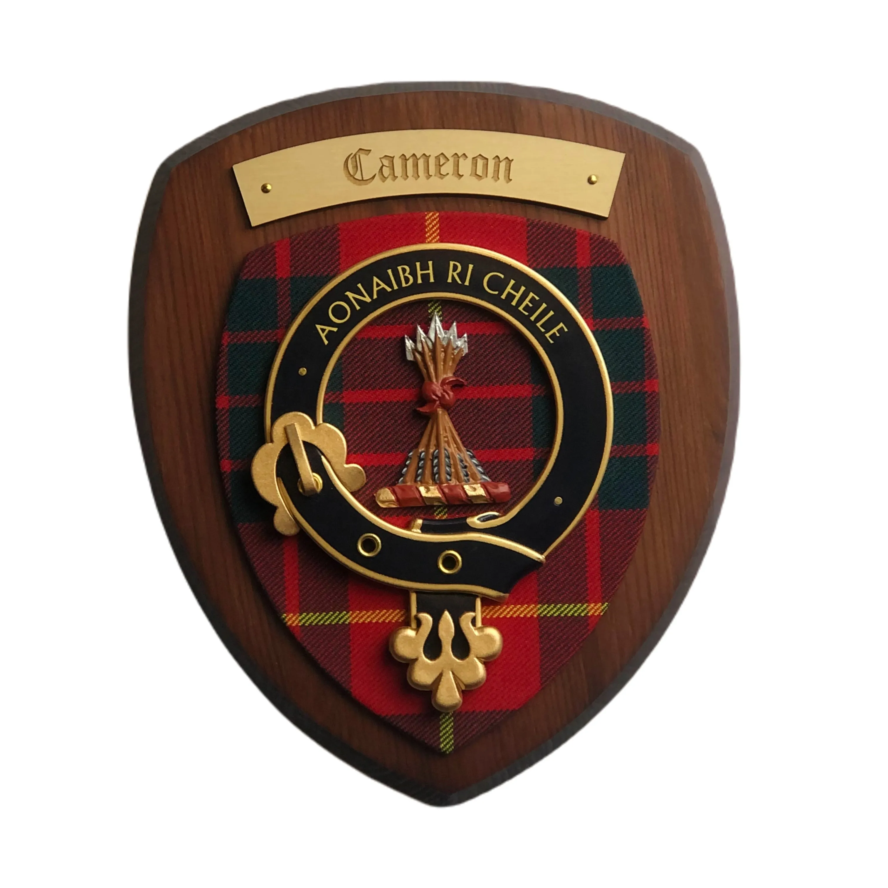 Handcrafted Clan Crest Wall Plaque | Compact