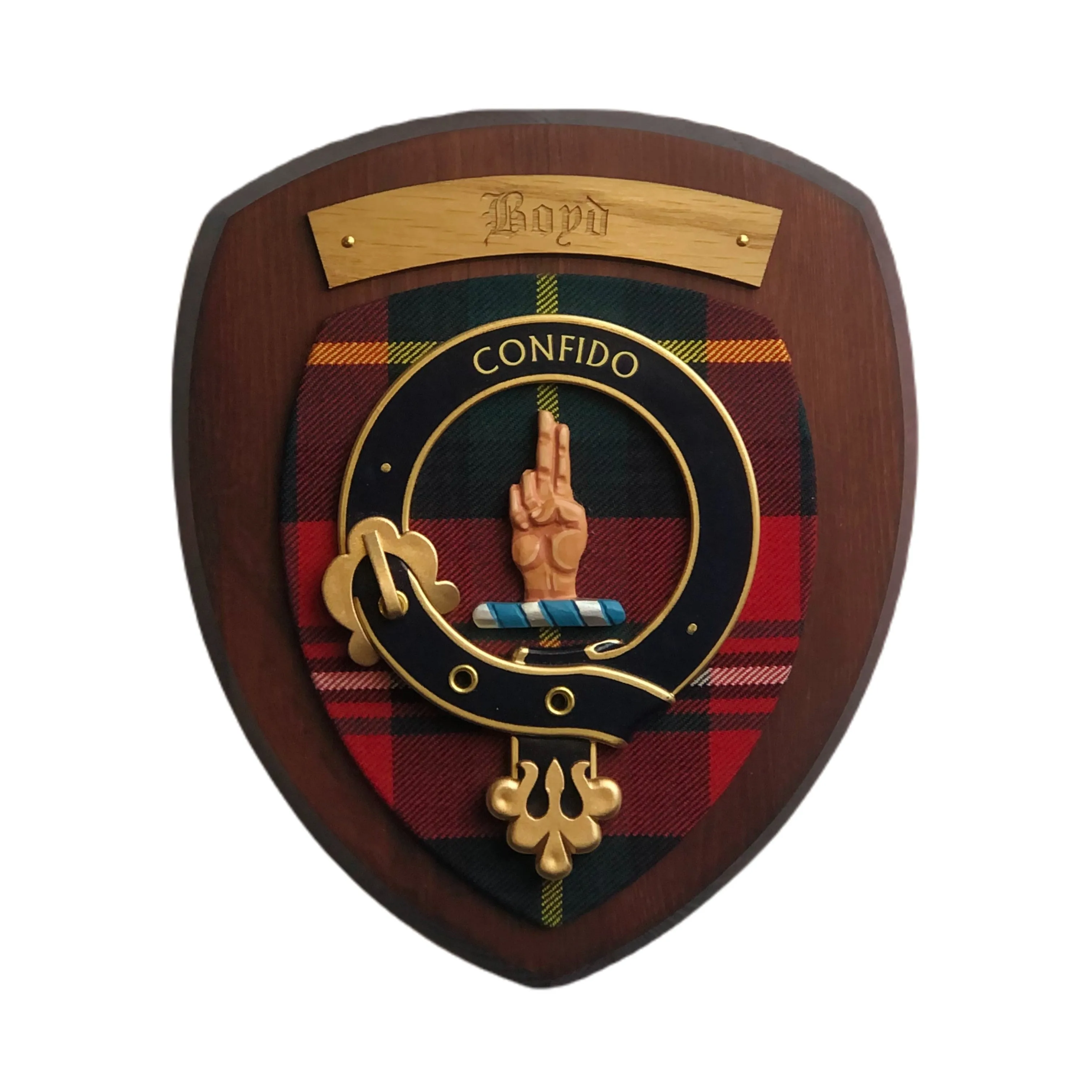 Handcrafted Clan Crest Wall Plaque | Compact