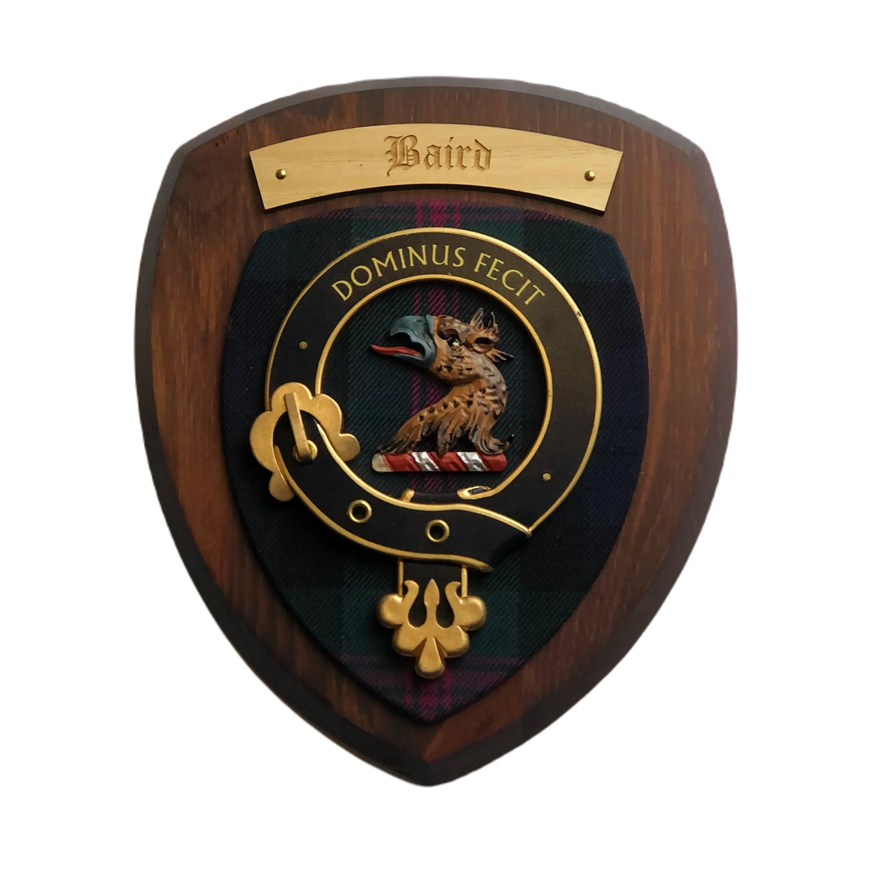 Handcrafted Clan Crest Wall Plaque | Compact