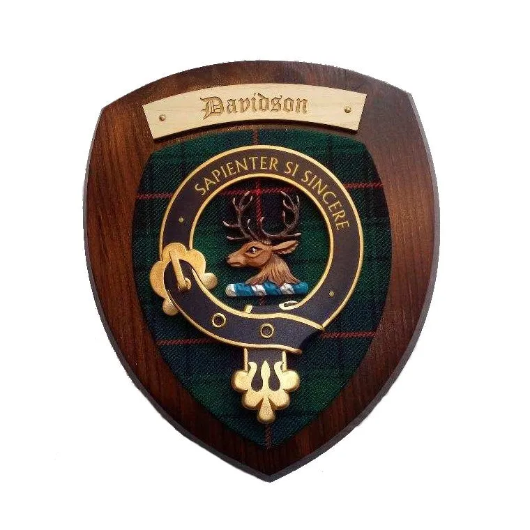 Handcrafted Clan Crest Wall Plaque | Compact