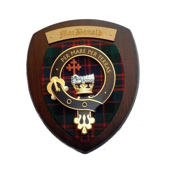 Handcrafted Clan Crest Wall Plaque | Compact