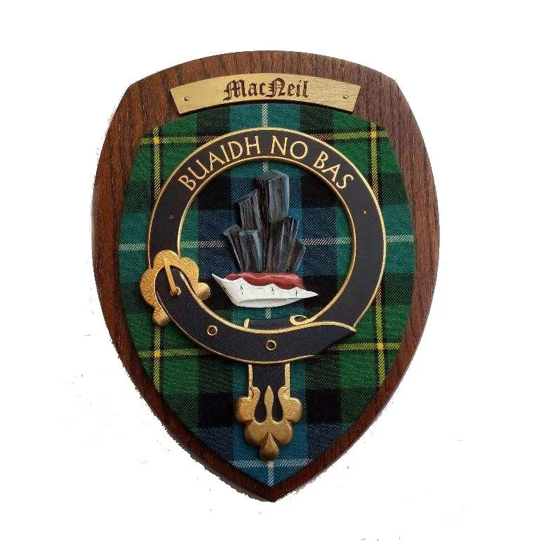 Handcrafted Clan Crest Wall Plaque | Compact