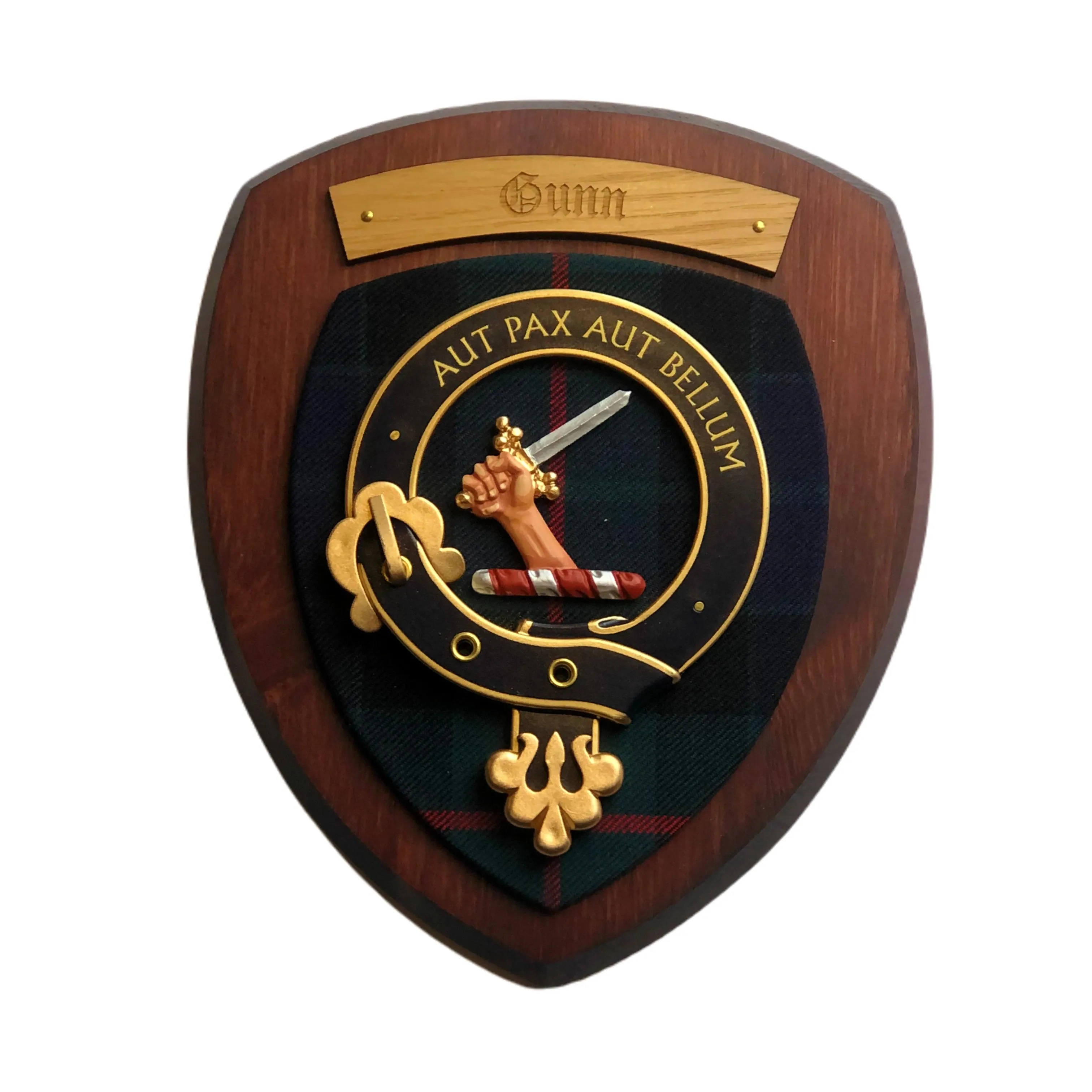 Handcrafted Clan Crest Wall Plaque | Compact