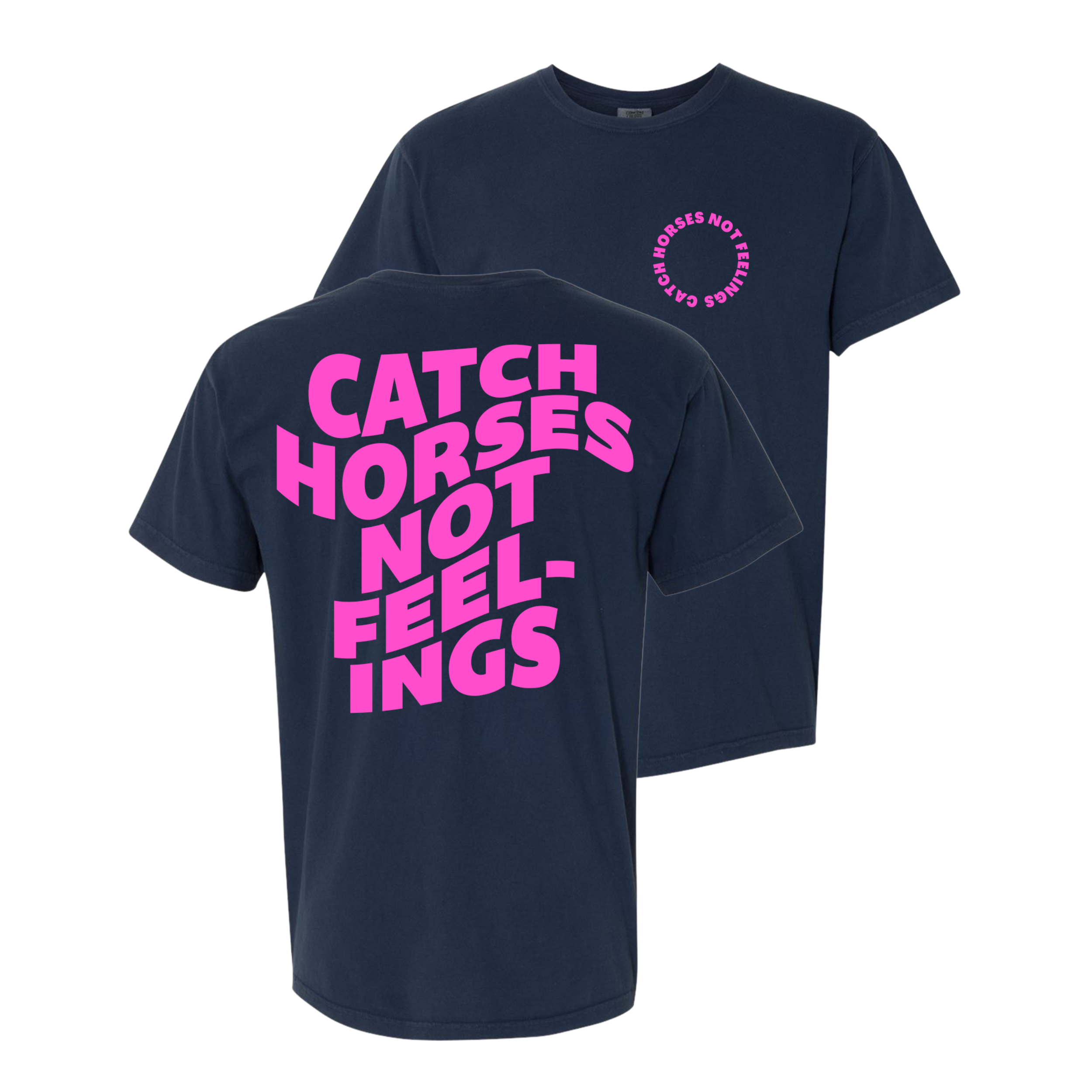 Horse Catching - Navy T-Shirt