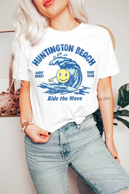 Huntington Beach Plus Size Graphic T-Shirt.