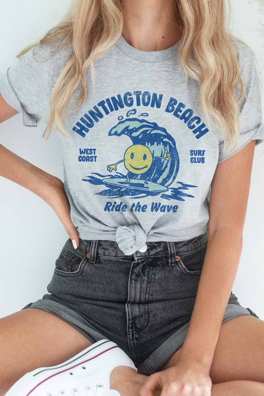 Huntington Beach Plus Size Graphic T-Shirt.