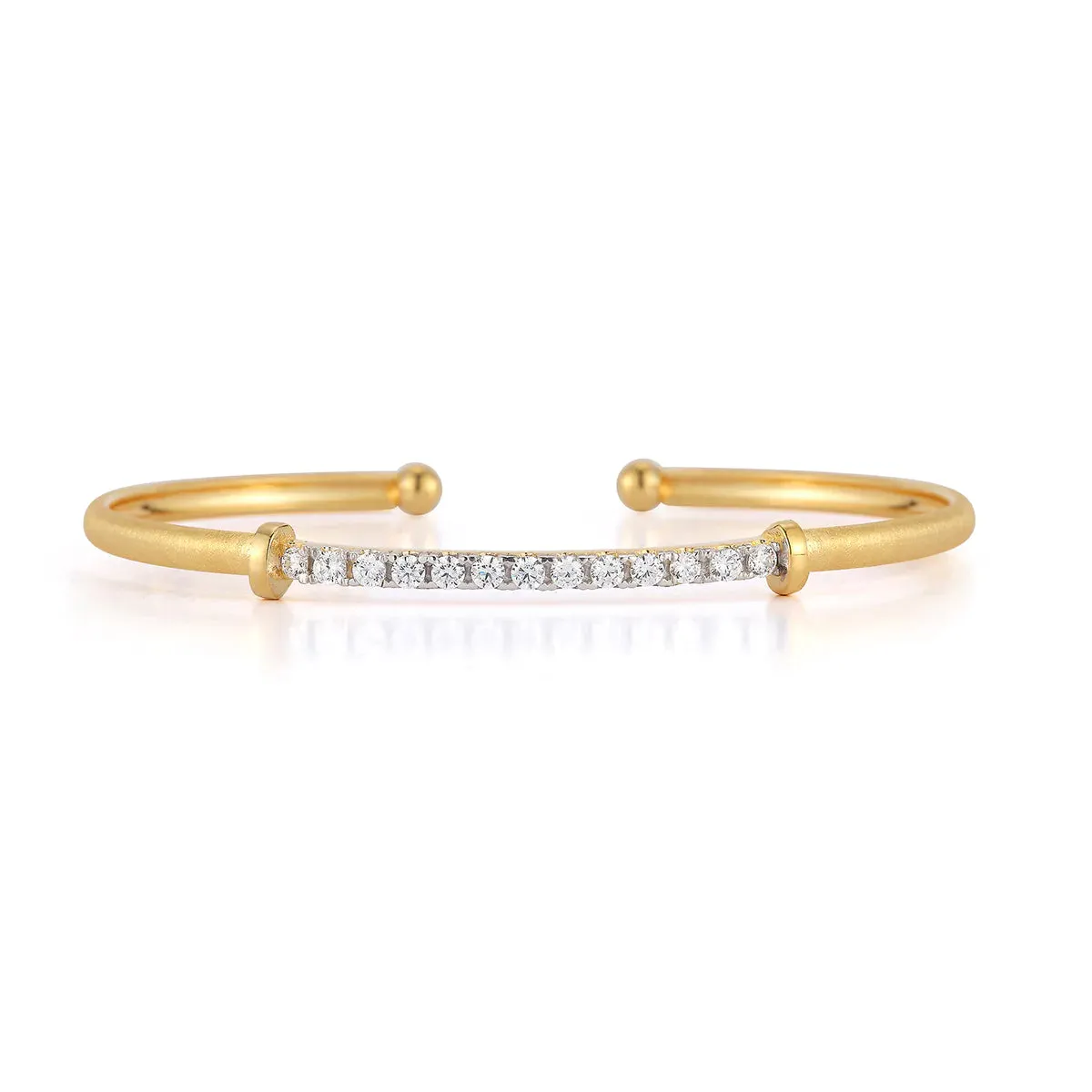 Reiss Diamond Bar Bangle