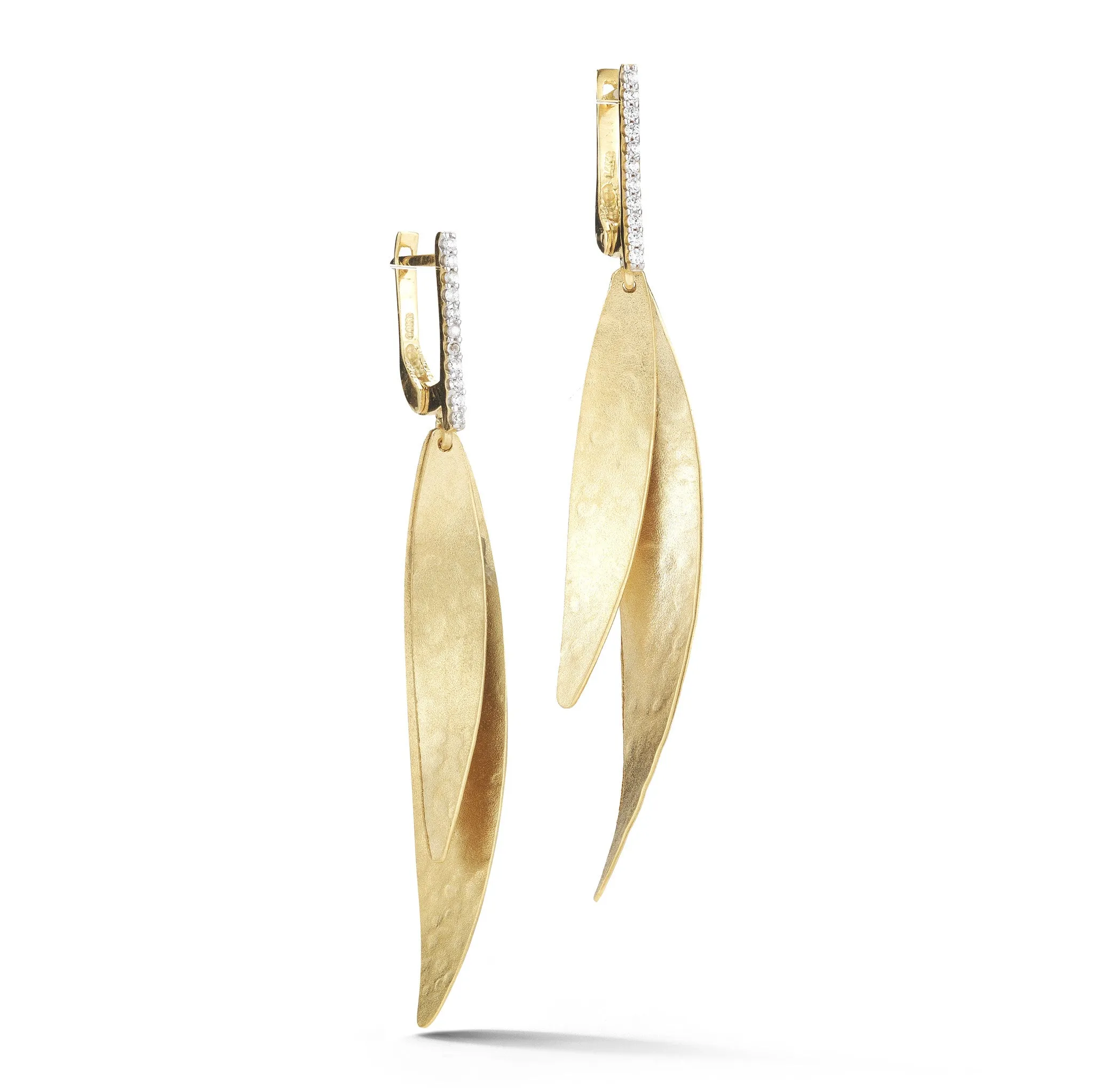 Reiss Diamond Drop Earrings.