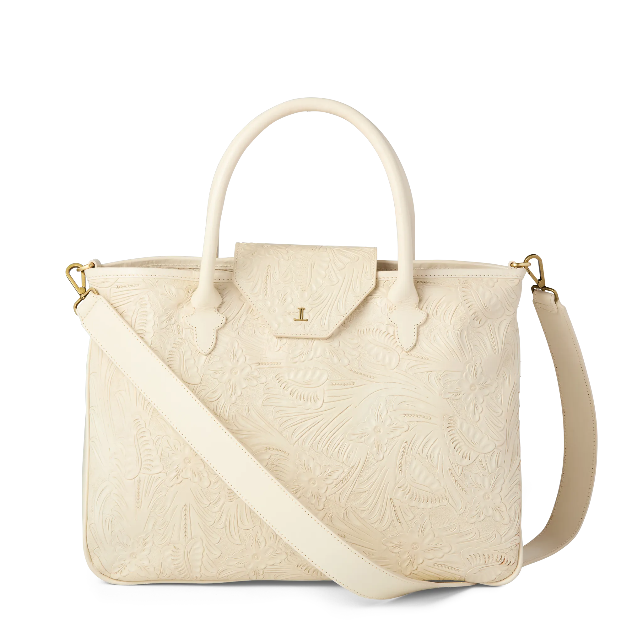 Intagliare Travel Tote :: Glitz Cream