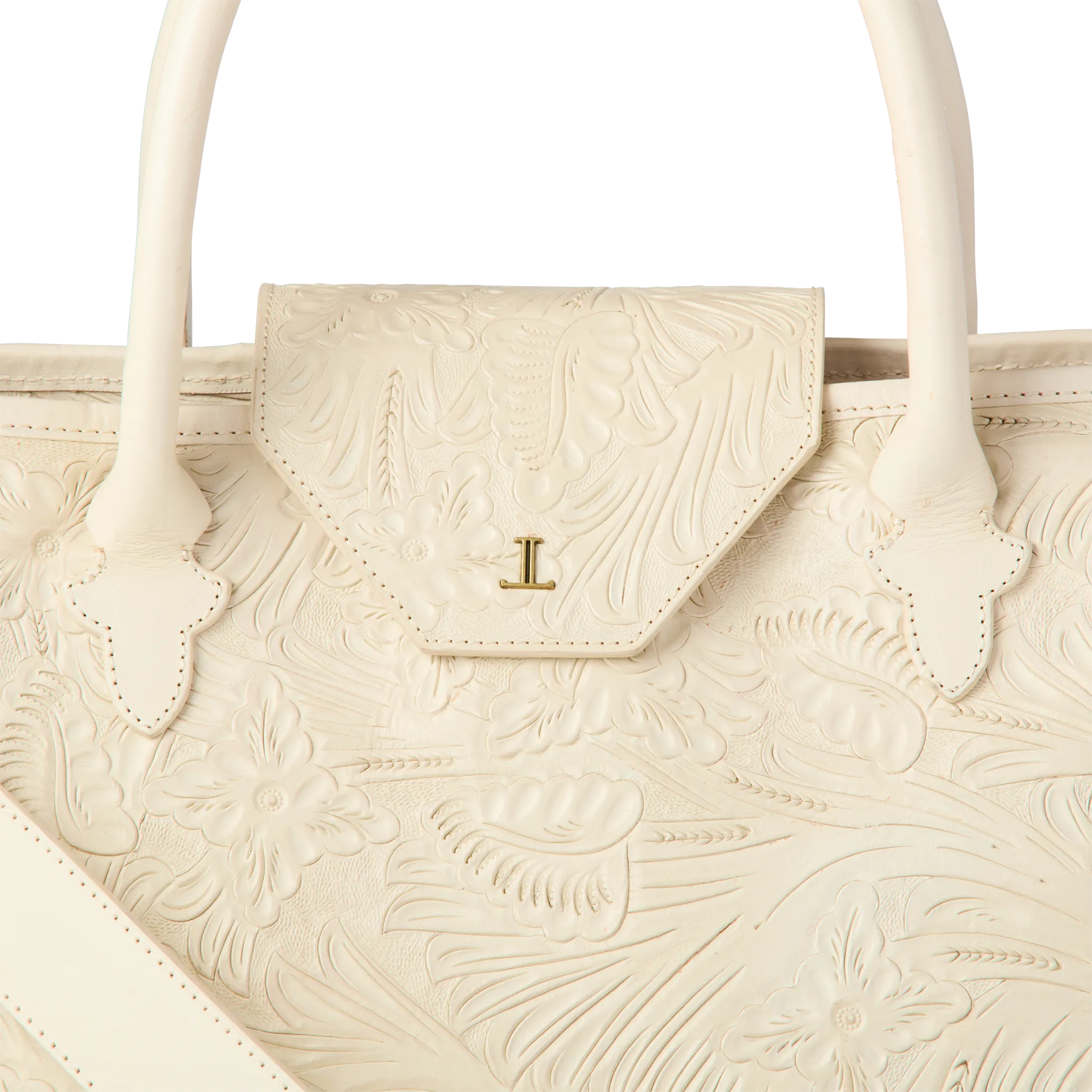 Intagliare Travel Tote :: Glitz Cream