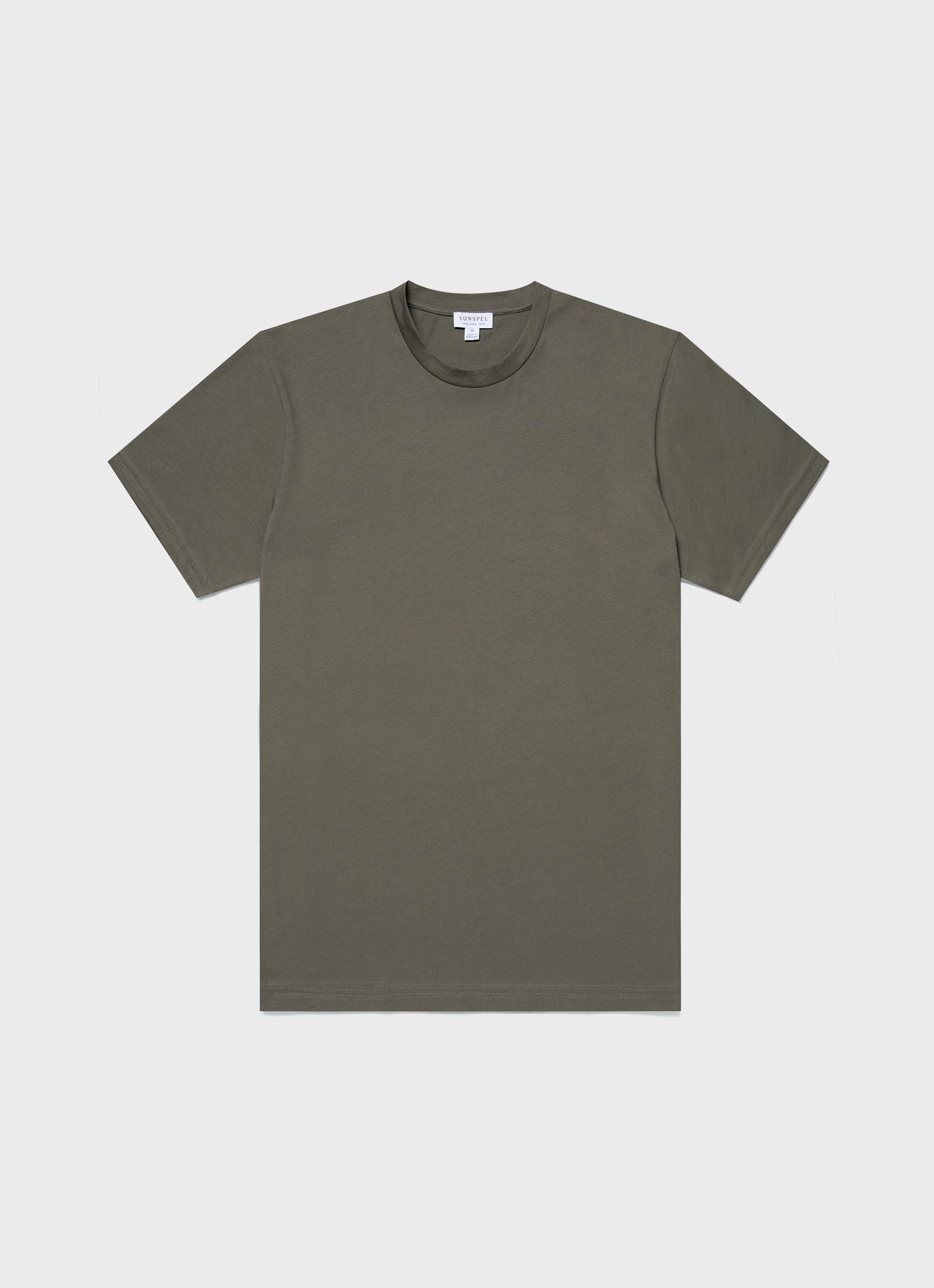 Khaki Riviera Midweight Tshirt for Men