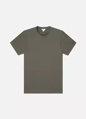 Khaki Riviera Midweight Tshirt for Men