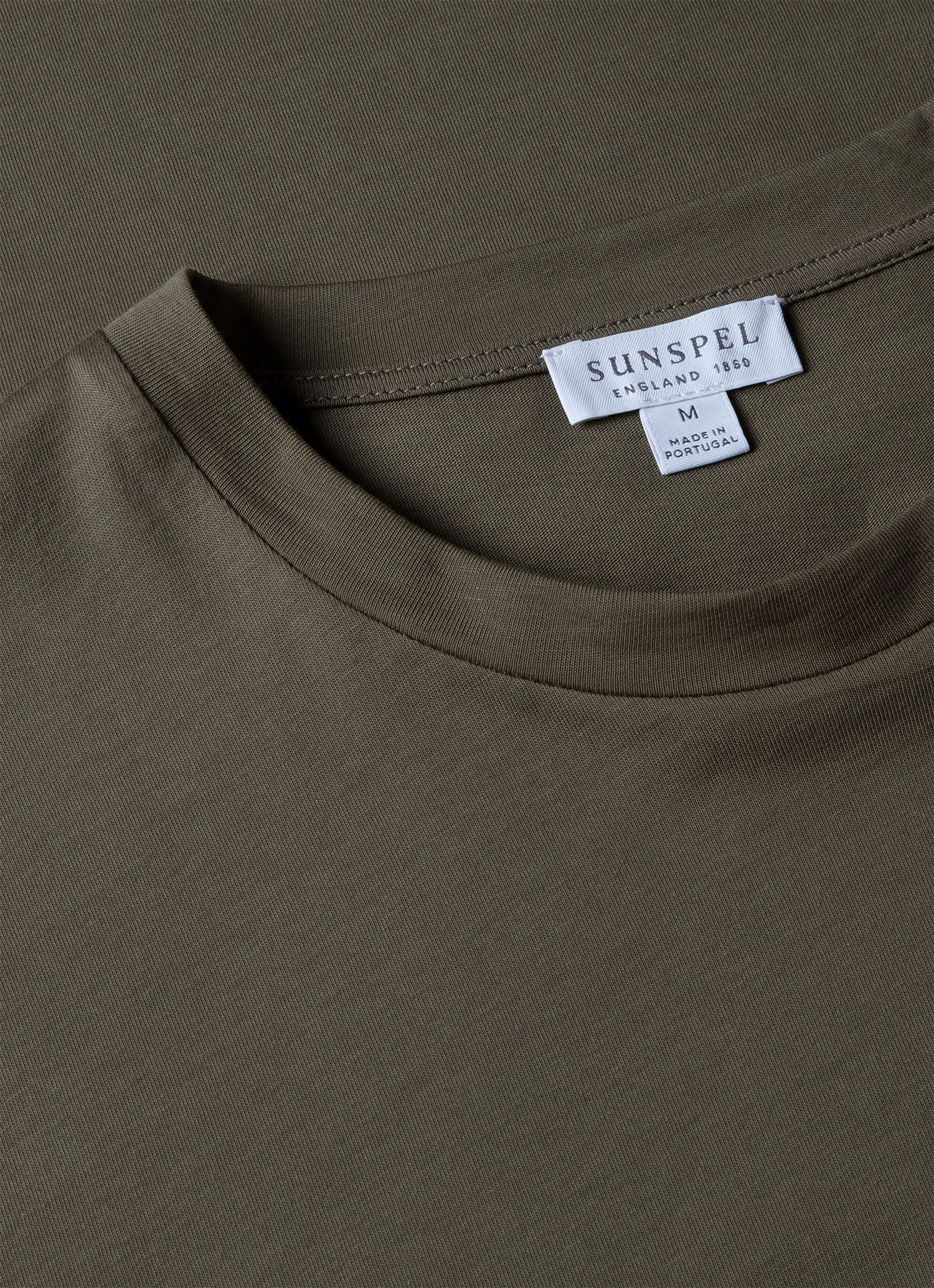 Khaki Riviera Midweight Tshirt for Men